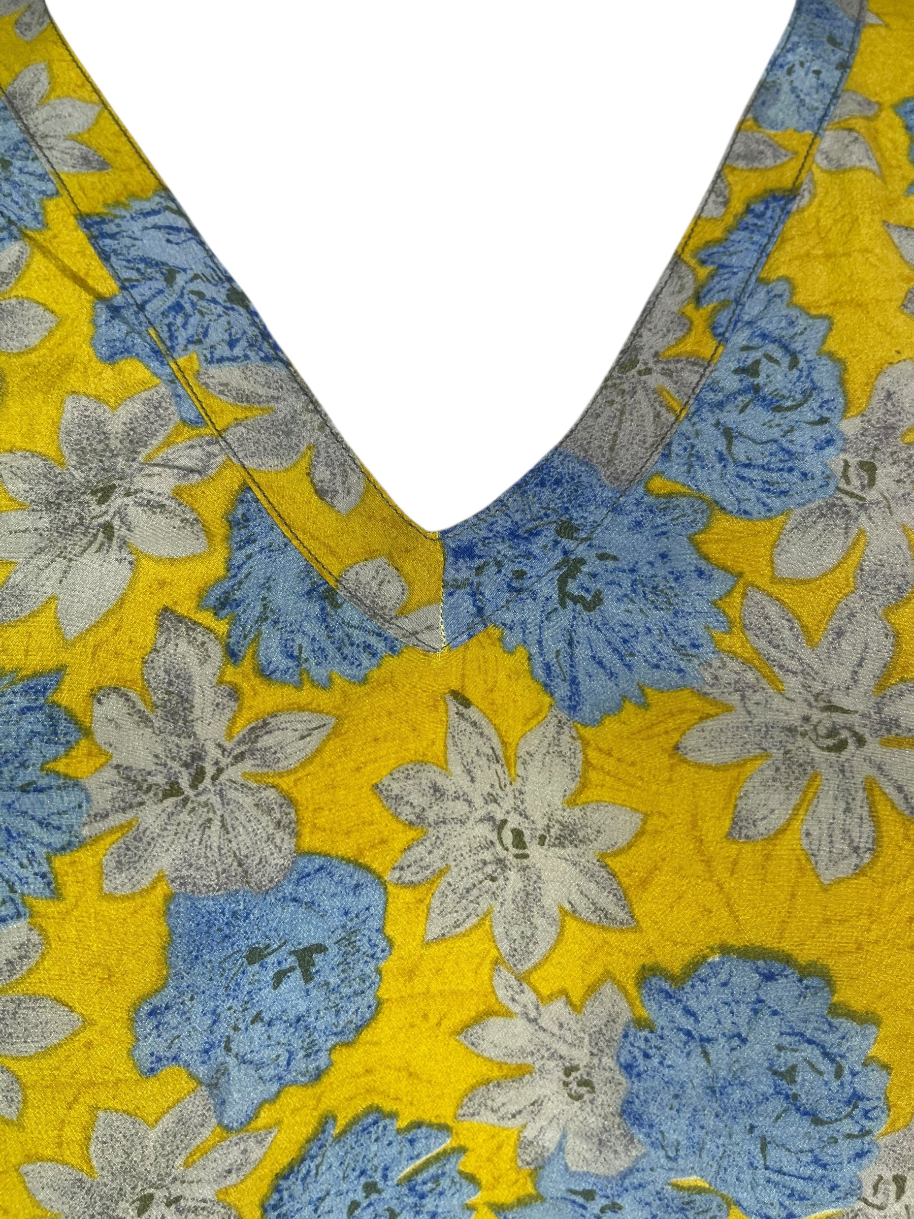 PRC8028 Avatar Pure Silk Long Tunic with Side Ties