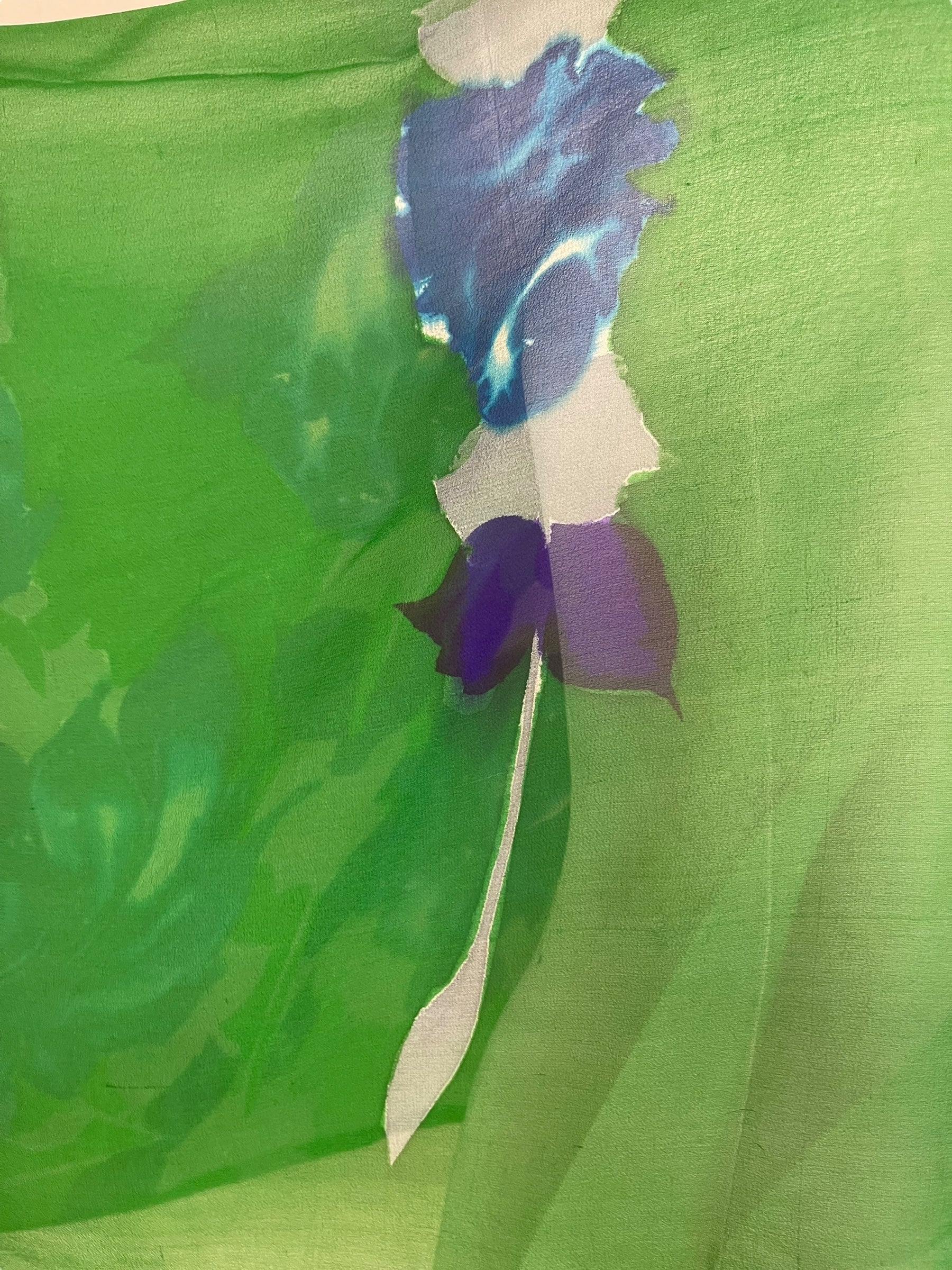 PRG7994 Sheer Pure Silk Wabi Sabi Capelet Poncho