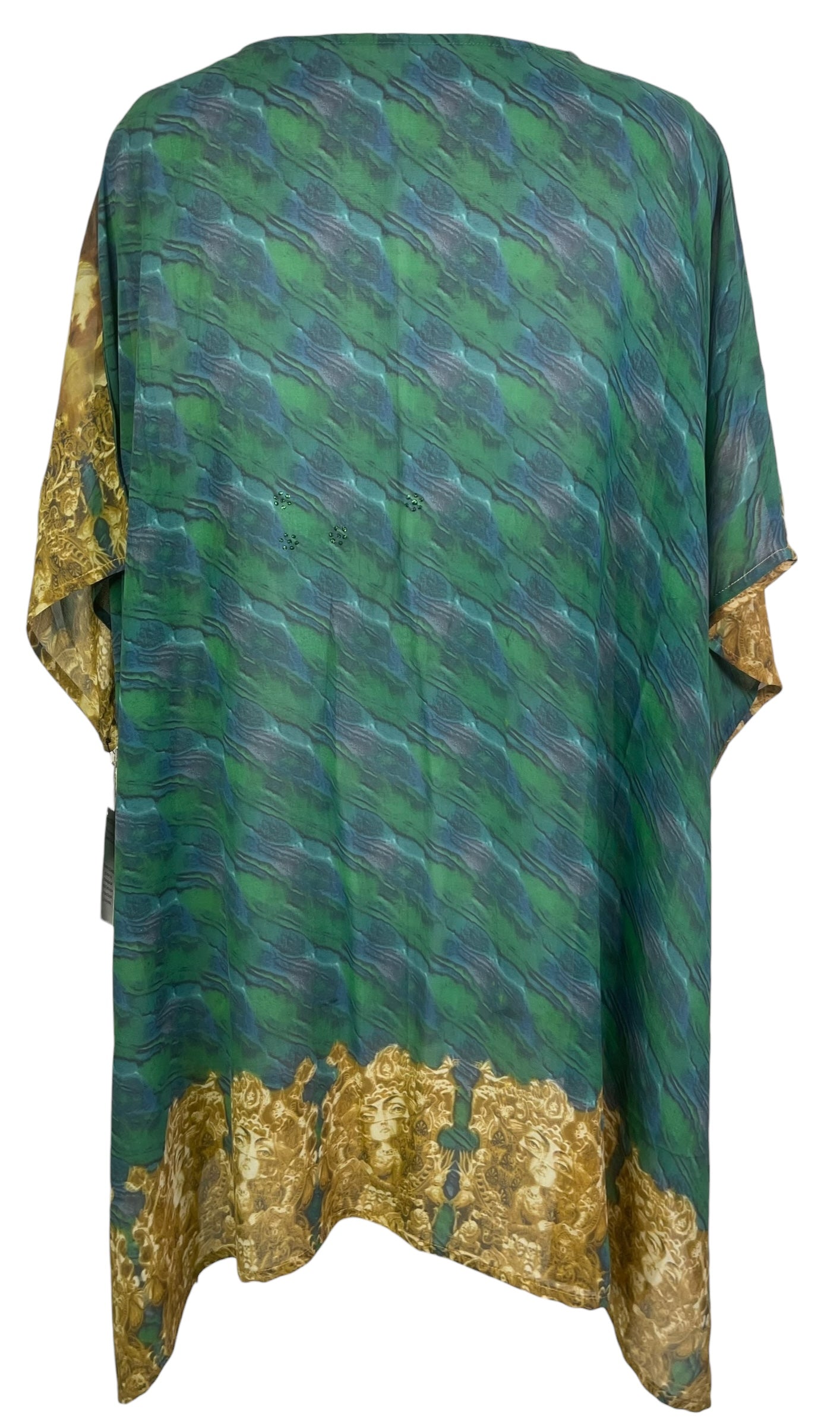 PREVIEW PRG8583 Sheer  Avatar Pure Silk Short Kaftan Tunic with Slits