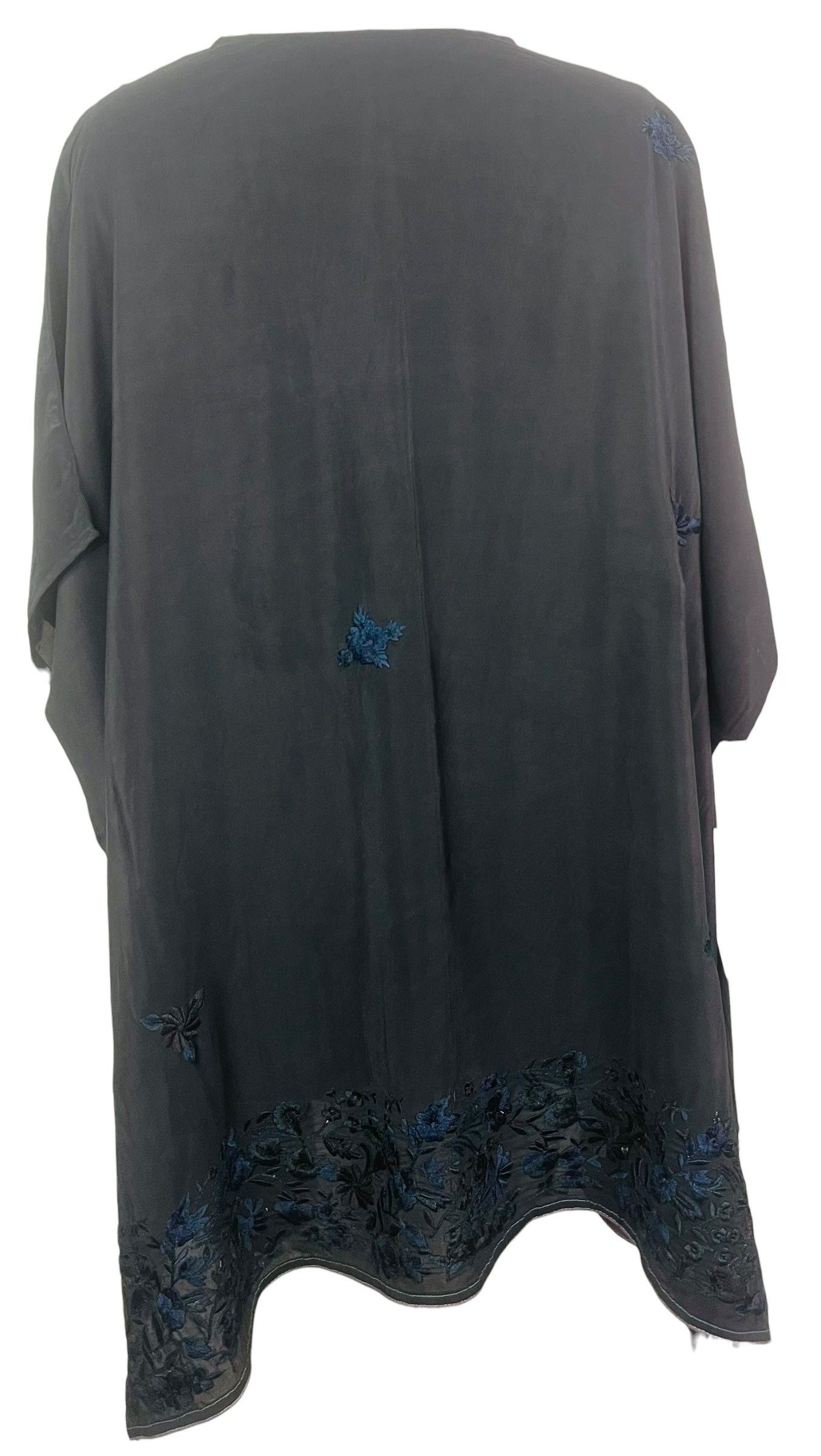 PREVIEW PRC8008 Wabi Sabi Pure Silk Short Kaftan Tunic With Slits