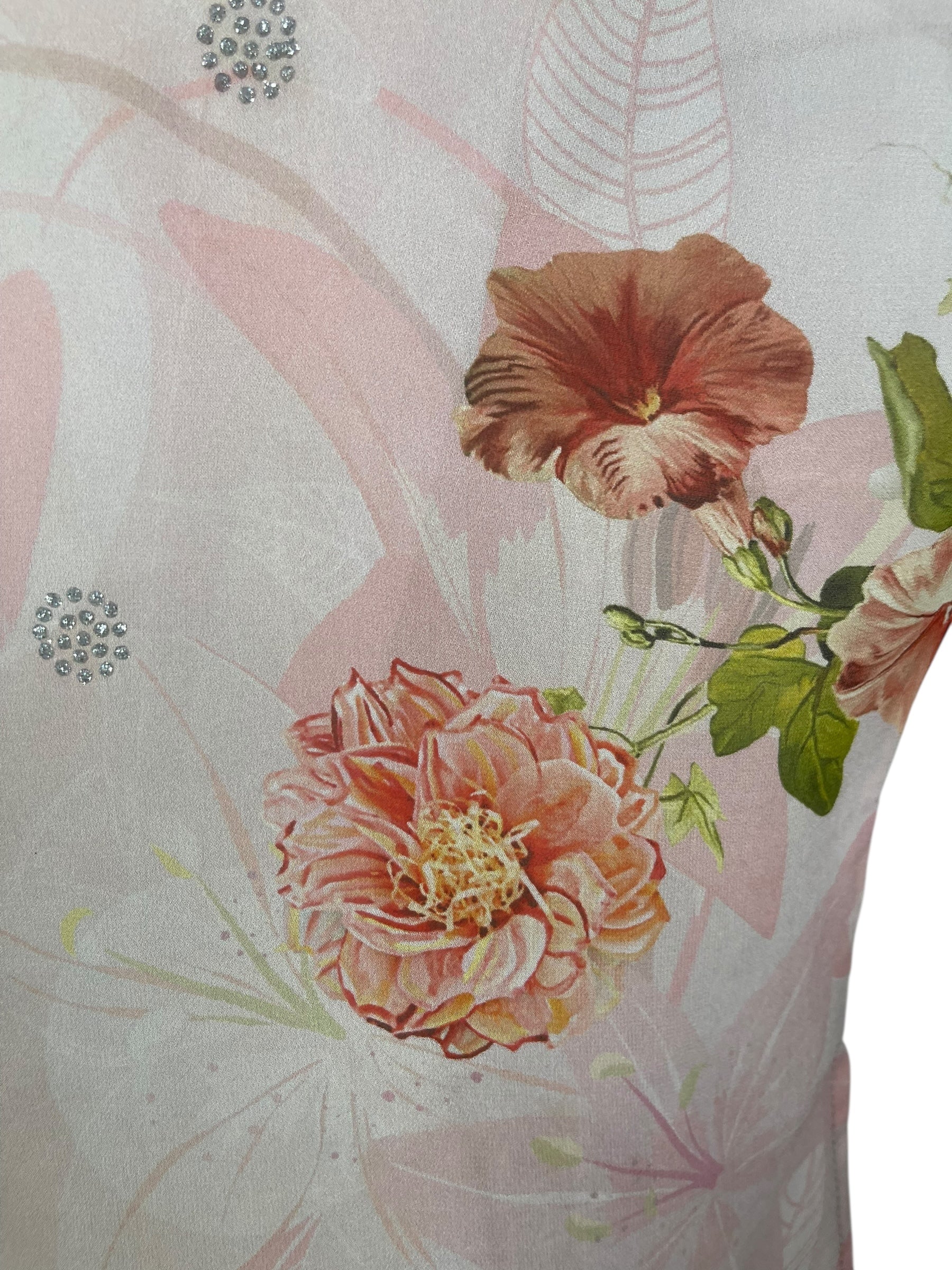 PREVIEW PRG8236 Sheer Avatar Pure Silk Side Slit Top by FEBRUARY2026 – Handmade ethical Side Slit Top from sariKNOTsari using upcycled silk. Designed in Canada for travel and slow fashion, loved from Toronto to LA to Sydney.