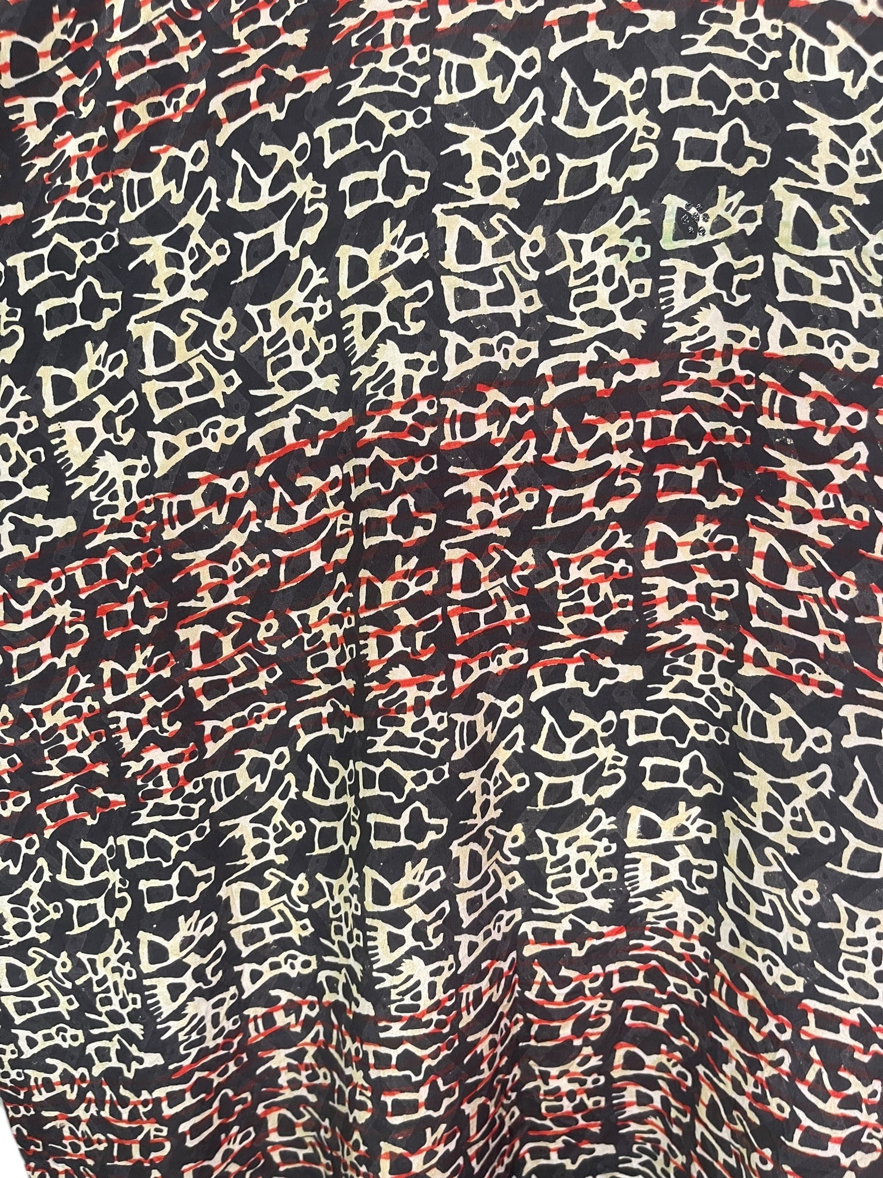 PRC8549 Avatar Long Pure Silk Kimono Sleeved Duster with Belt