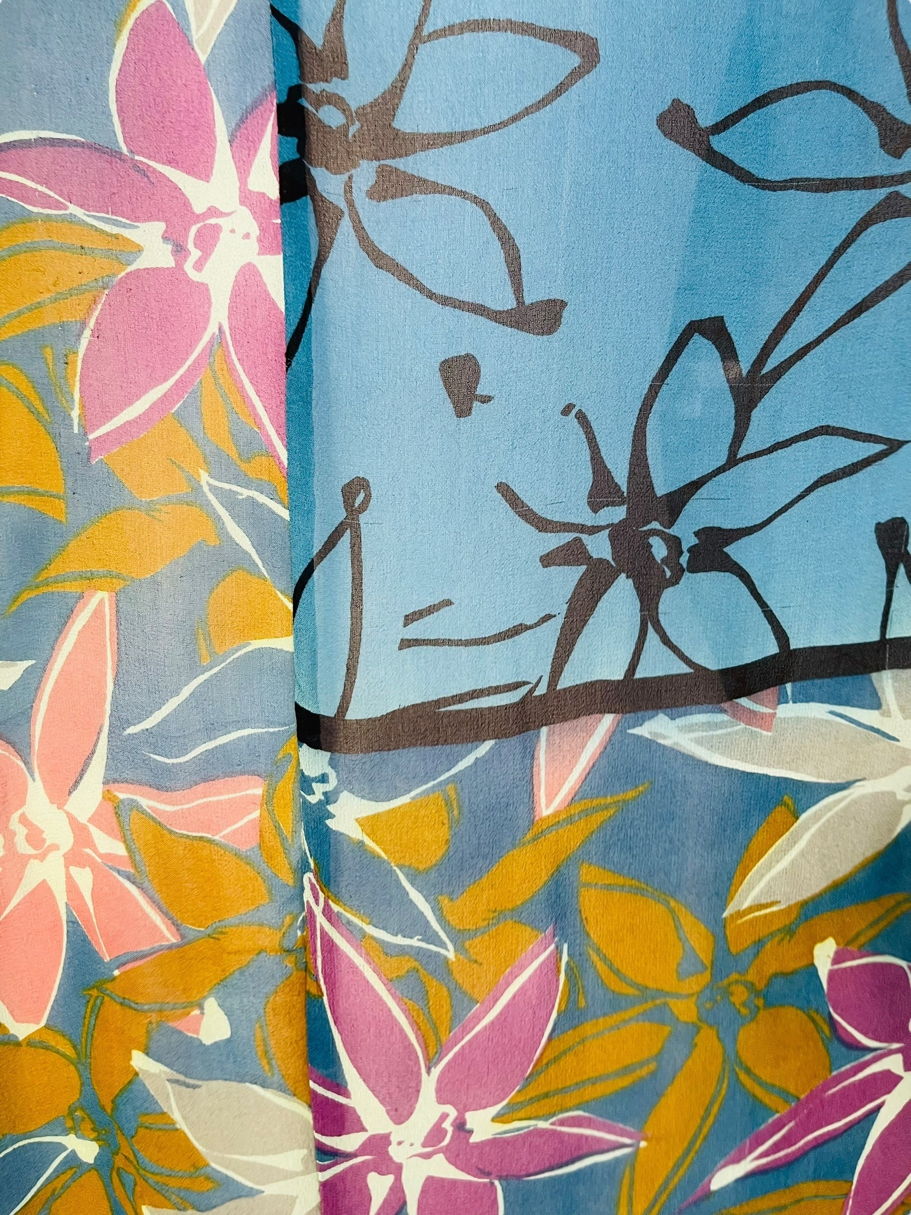 PRG7061 Sheer Wabi Sabi Pure Silk Waterfall Top