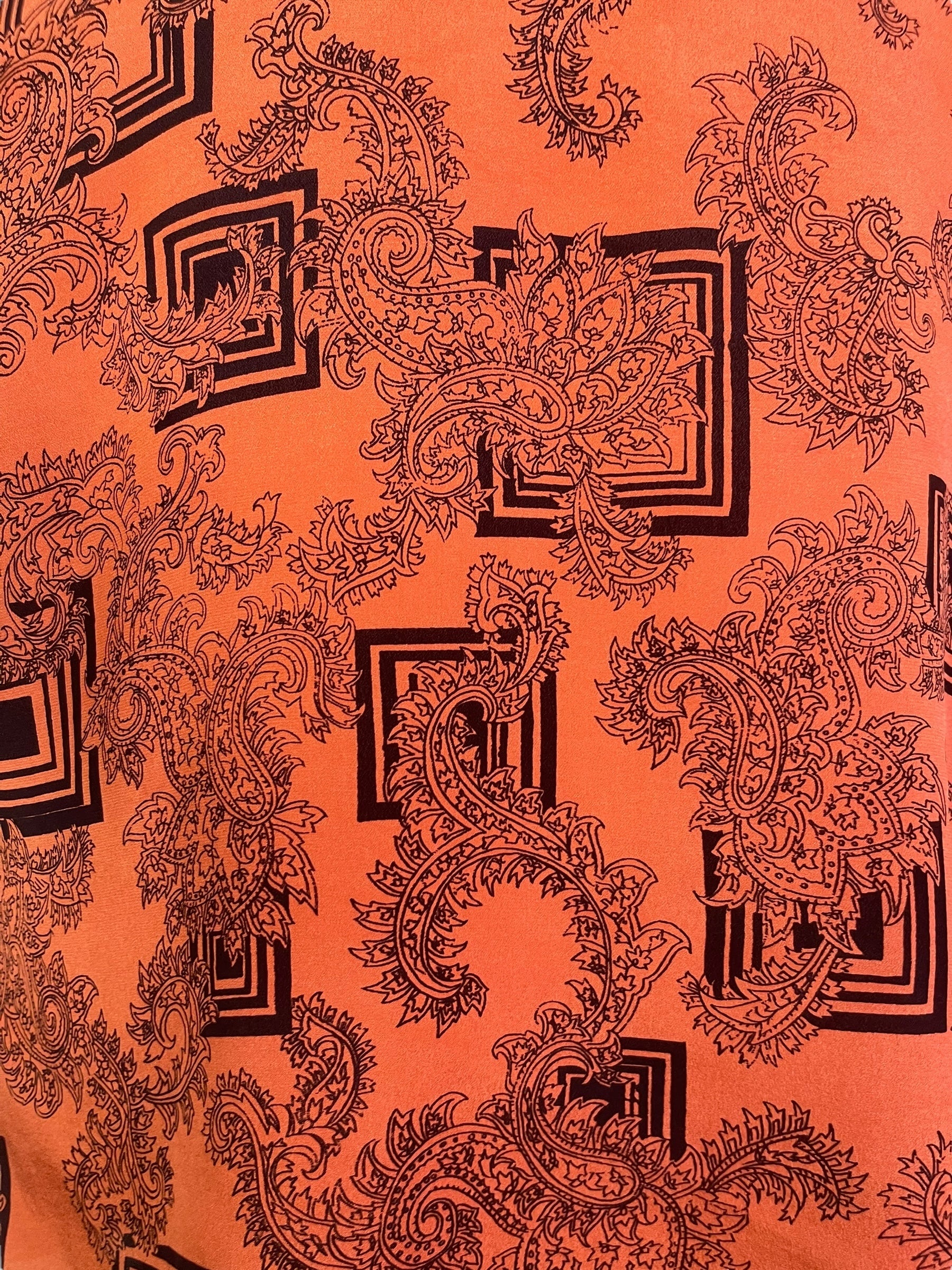 PRC6707 Avatar Pure Silk Side Slit Top