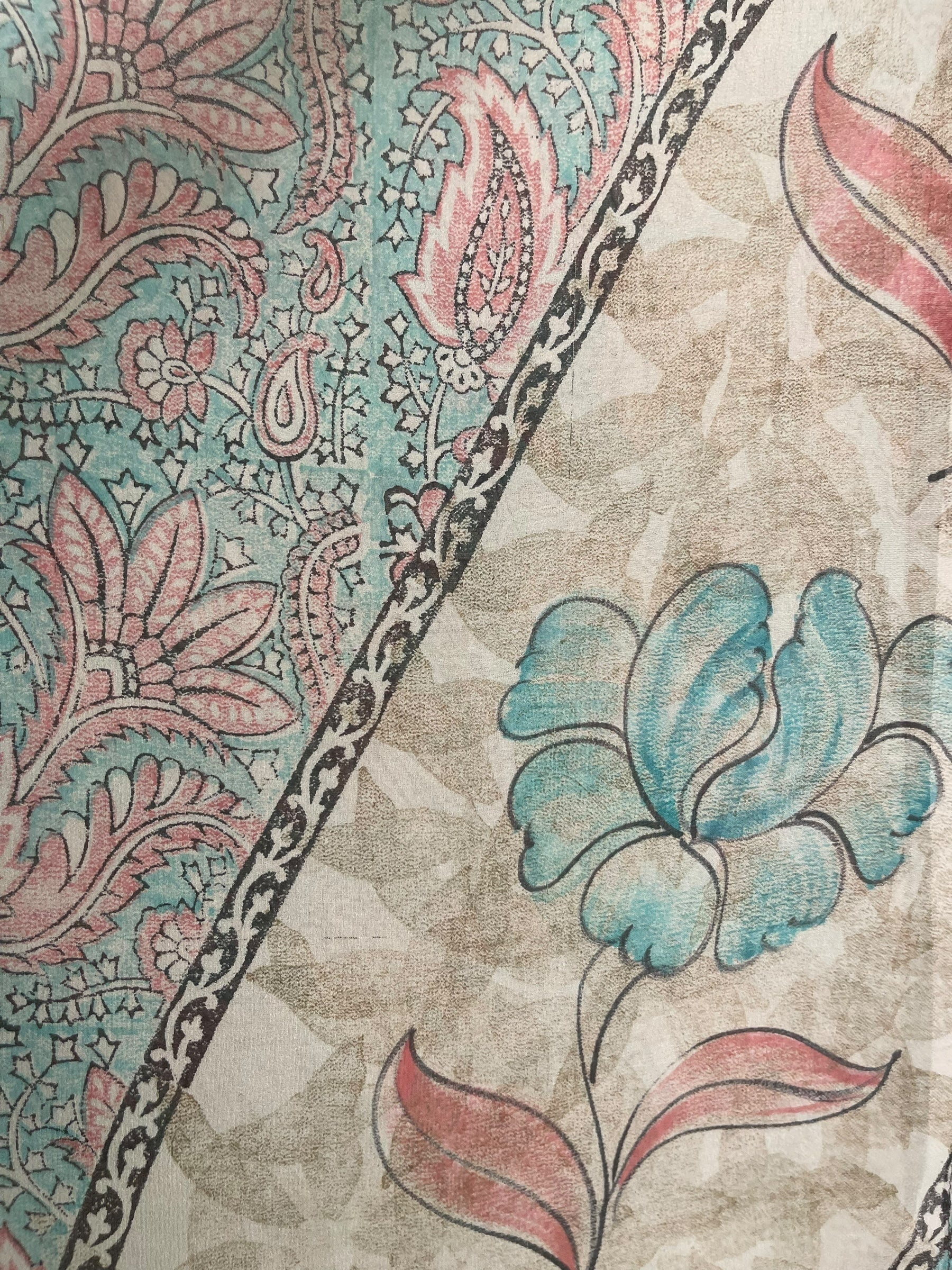 PRG7953 Sheer Avatar Pure Silk Capelet Poncho