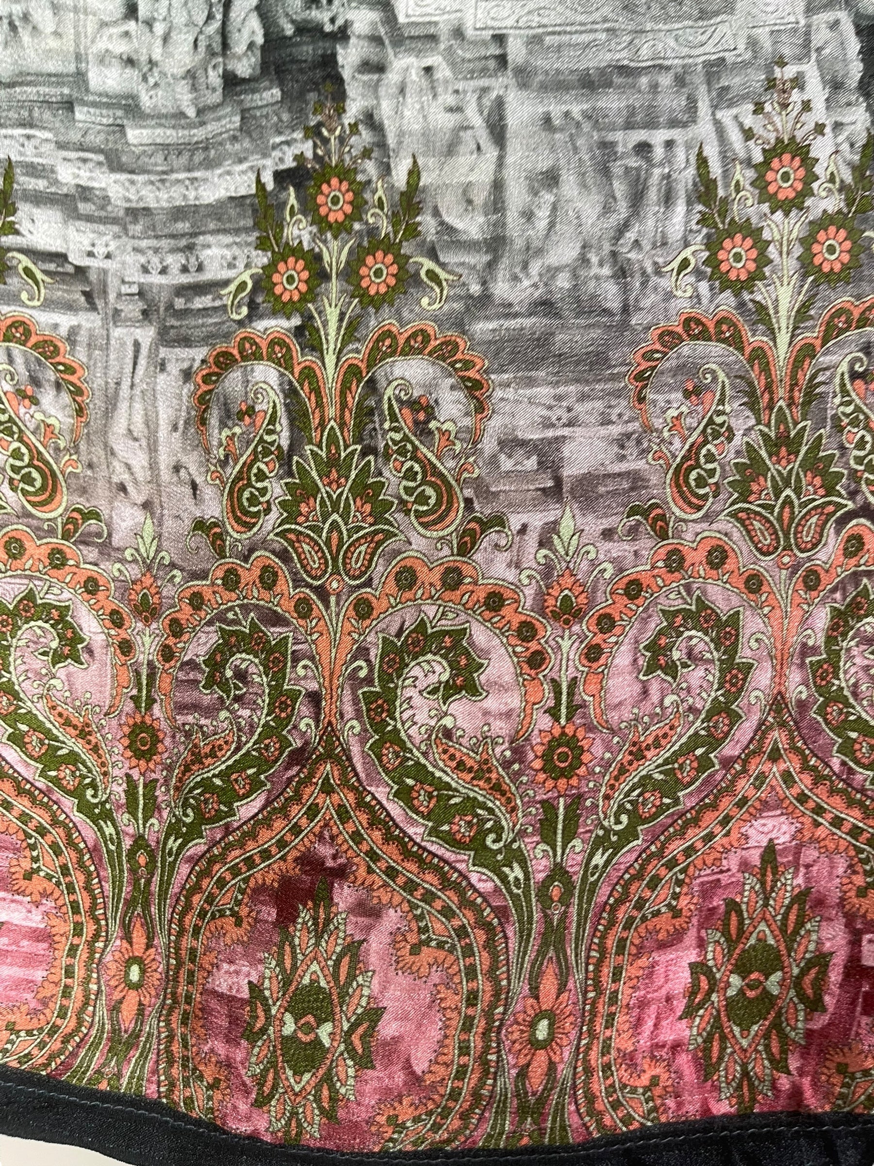 PREVIEW PRG8031 Sheer Avatar Pure Silk Capelet Poncho by DECEMBER2025 – Handmade ethical Poncho from sariKNOTsari using upcycled silk. Designed in Canada for travel and slow fashion, loved from Toronto to LA to Sydney.