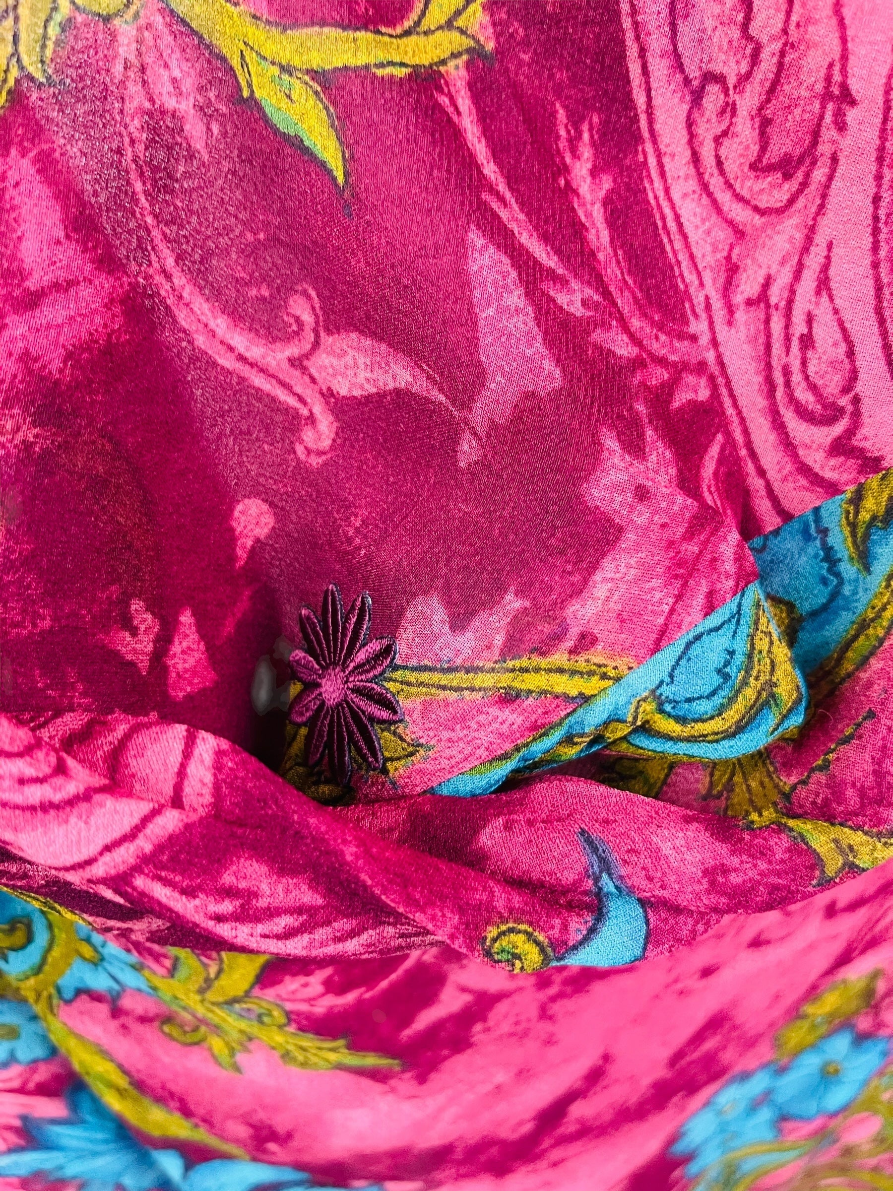 PRG6802 Sheer Avatar Pure Silk Self Pocket Tunic Dress