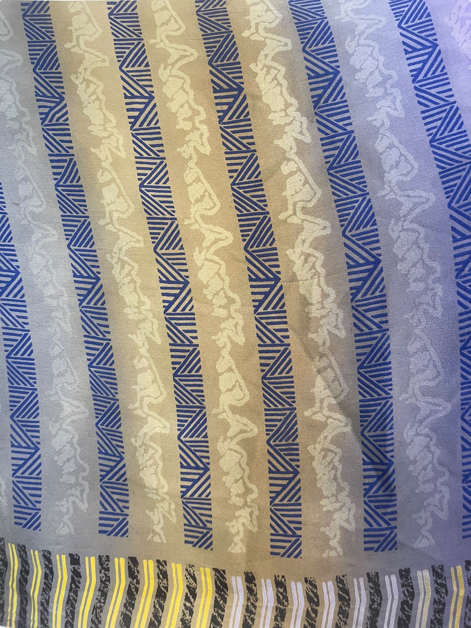 PREVIEW PRC7640 Pure Silk Wabi Sabi Capelet Poncho by DECEMBER2025 – Handmade ethical Poncho from sariKNOTsari using upcycled silk. Designed in Canada for travel and slow fashion, loved from Toronto to LA to Sydney.