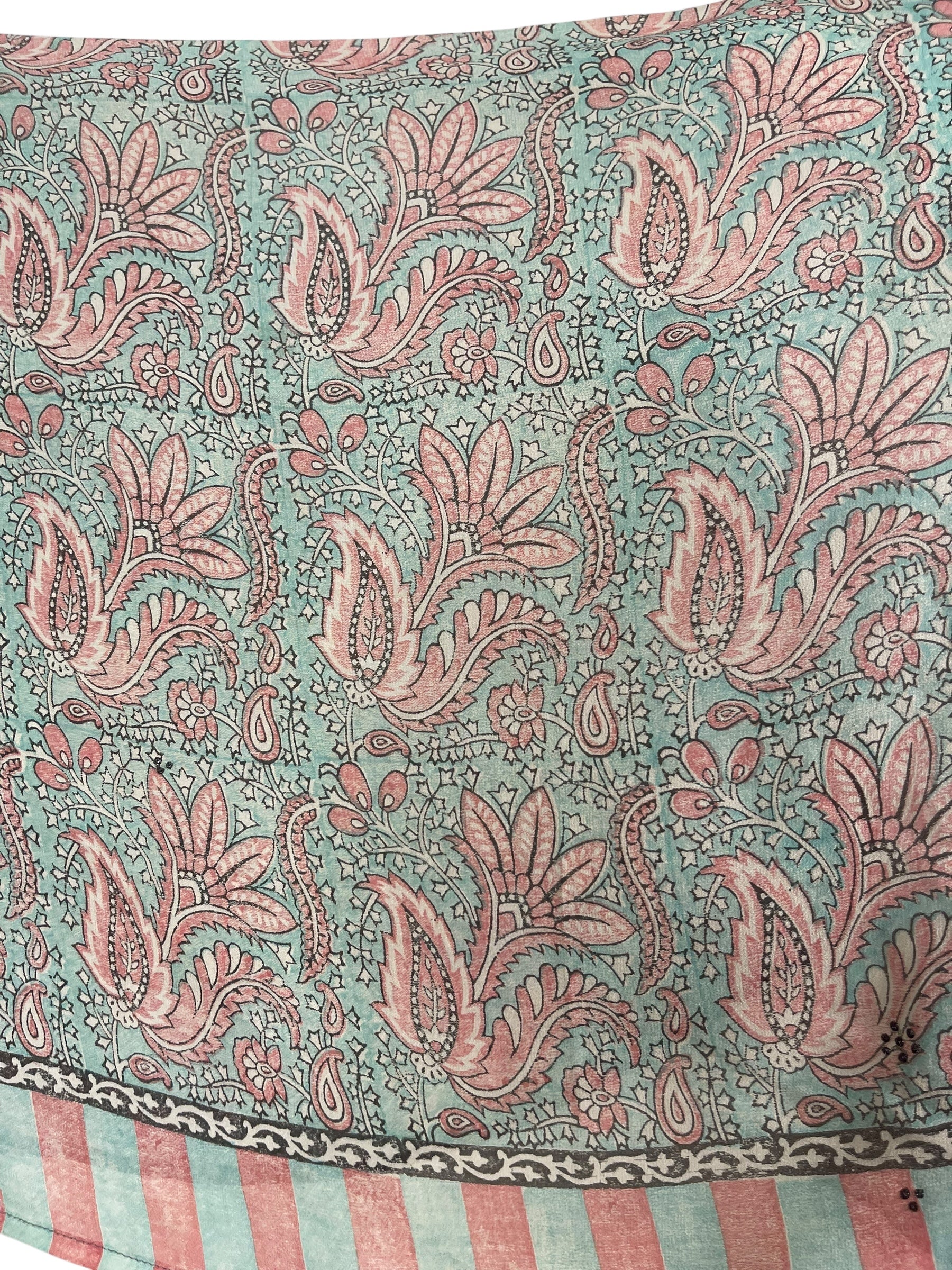 PRG7953 Sheer Avatar Pure Silk Capelet Poncho