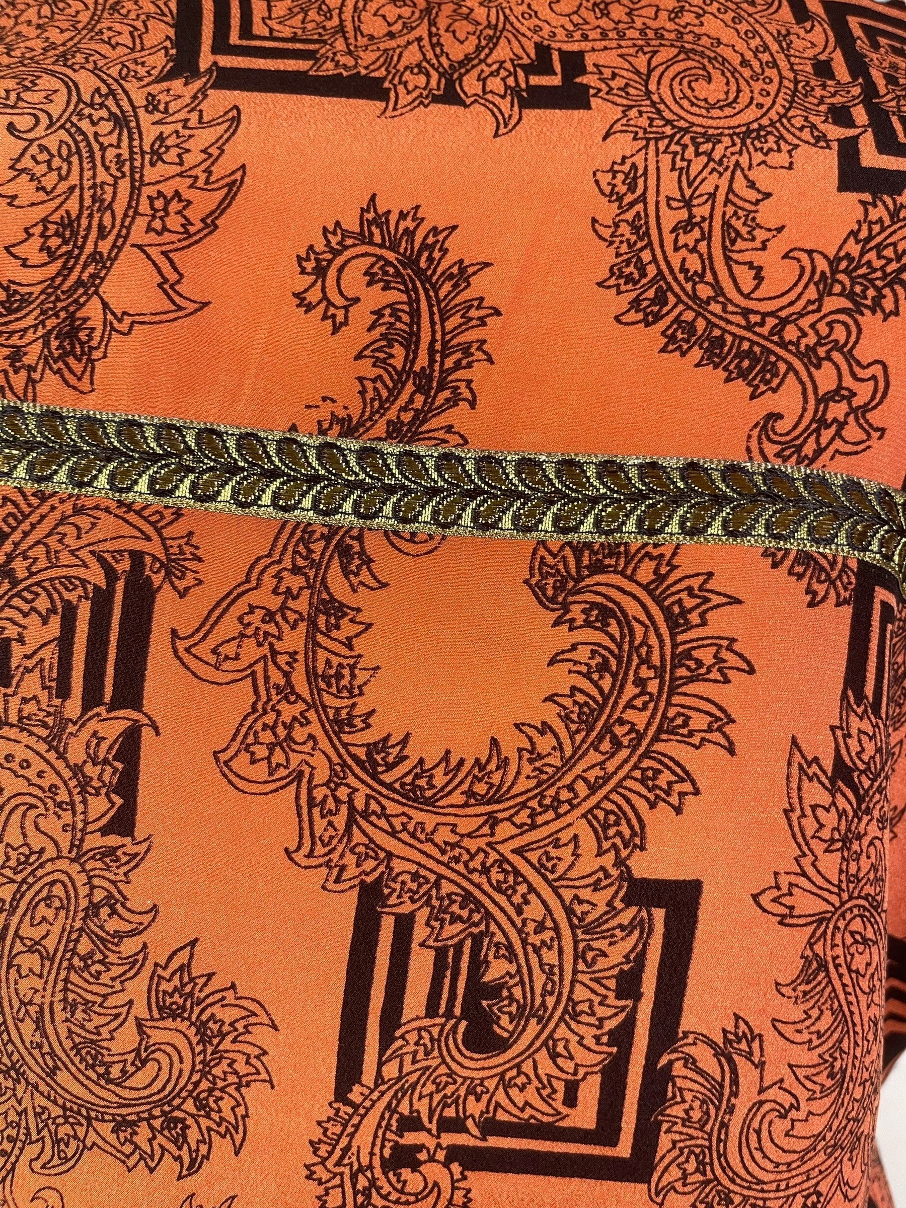 PRC6707 Avatar Pure Silk Side Slit Top