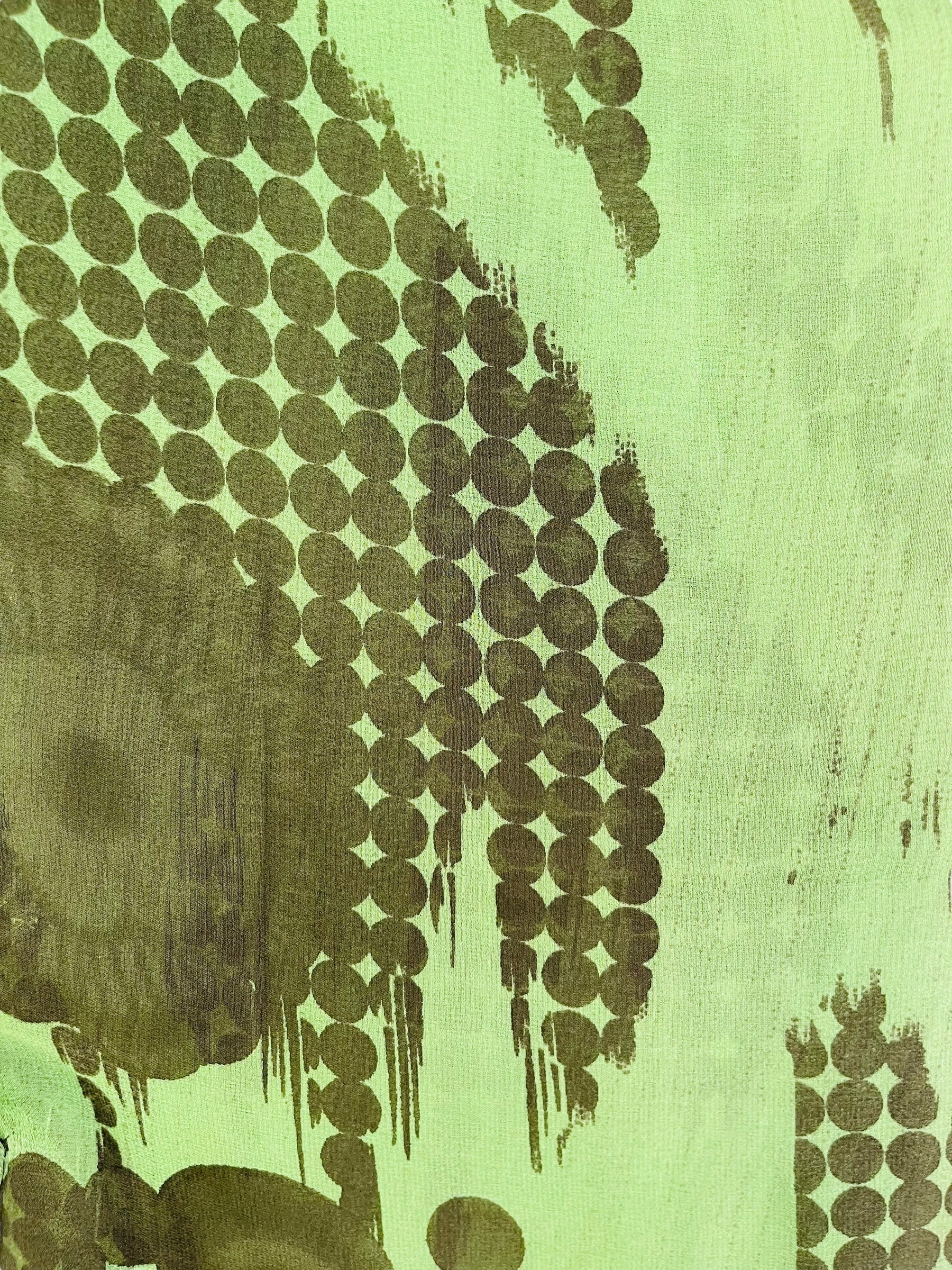 PRG7527 Sheer Avatar Pure Silk Capelet Poncho