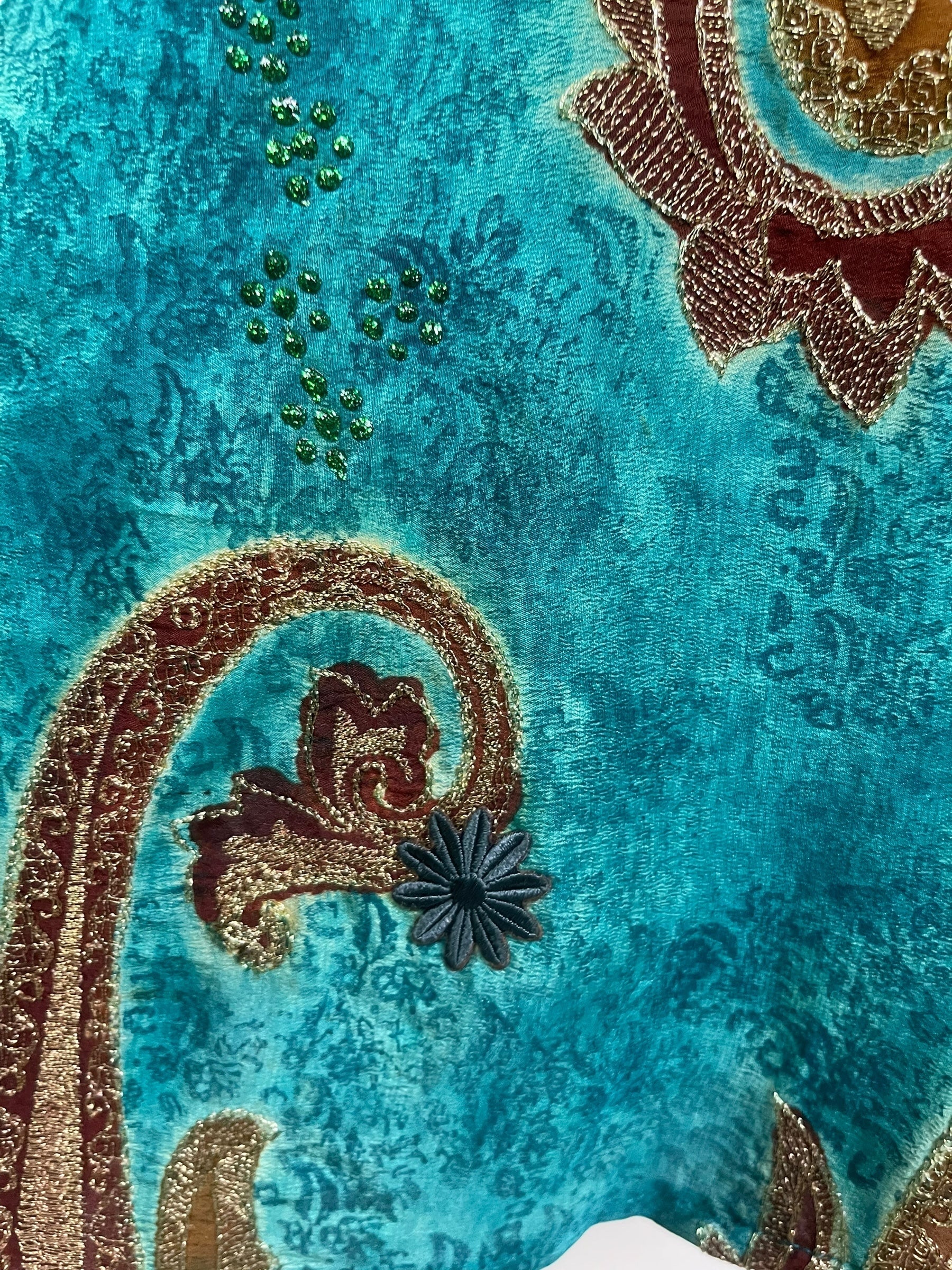 PRC7801 Avatar Pure Silk Self Pocket Tunic Dress