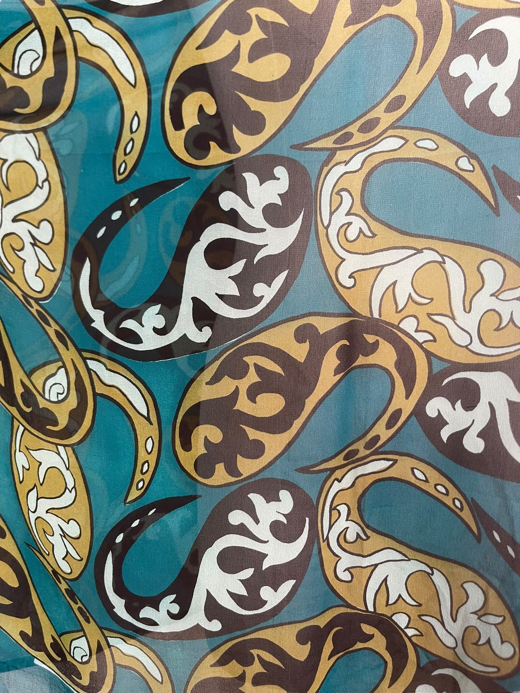 PRG7717 Sheer Wabi Sabi Pure Silk Short Kaftan Tunic with Slits