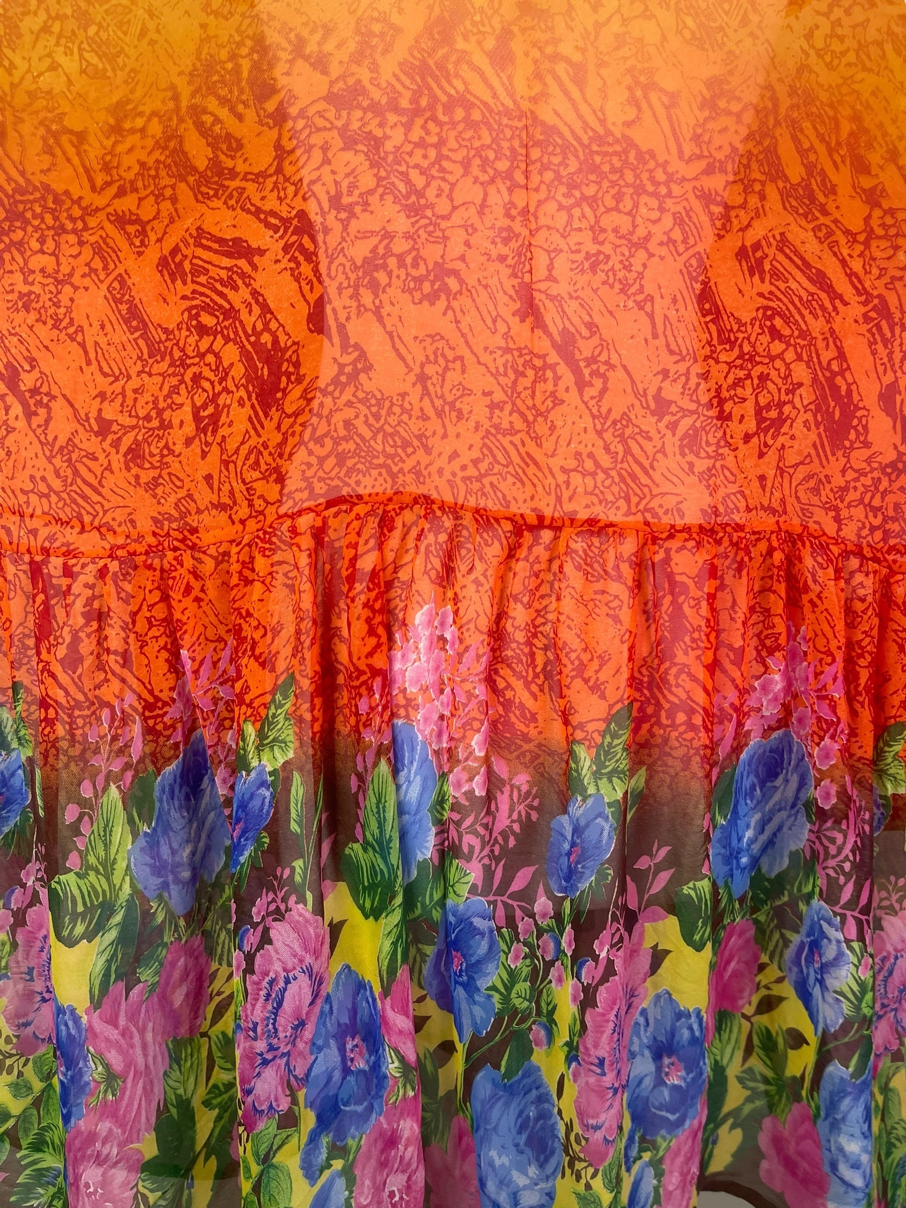 PRG8176 Sheer Avatar Pure Silk Boxy Babydoll Dress