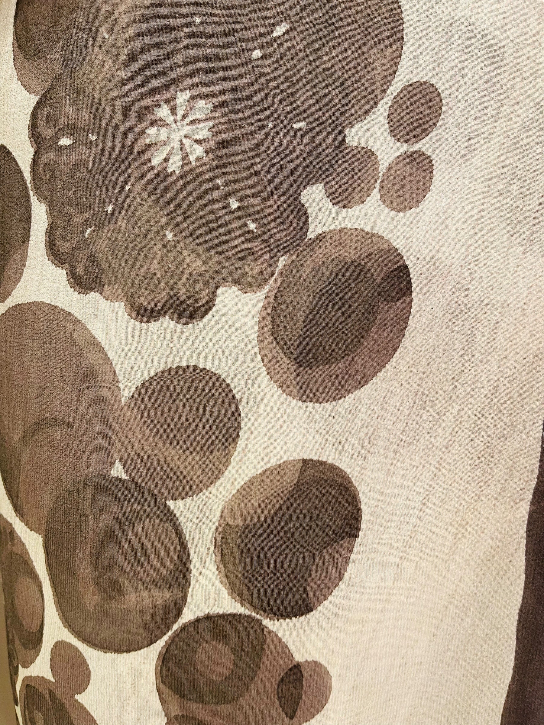 PRG7527 Sheer Avatar Pure Silk Capelet Poncho