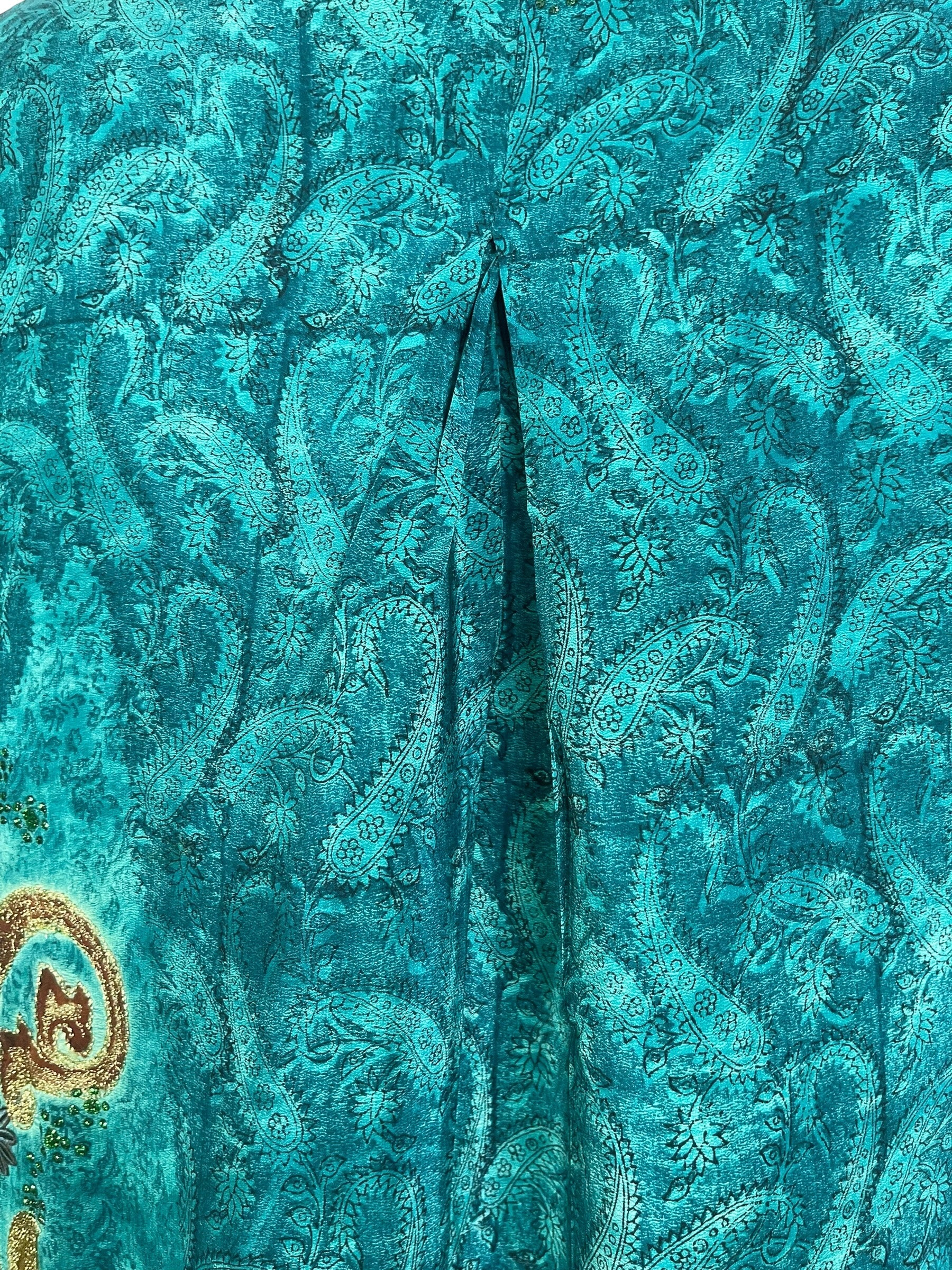 PRC7801 Avatar Pure Silk Self Pocket Tunic Dress