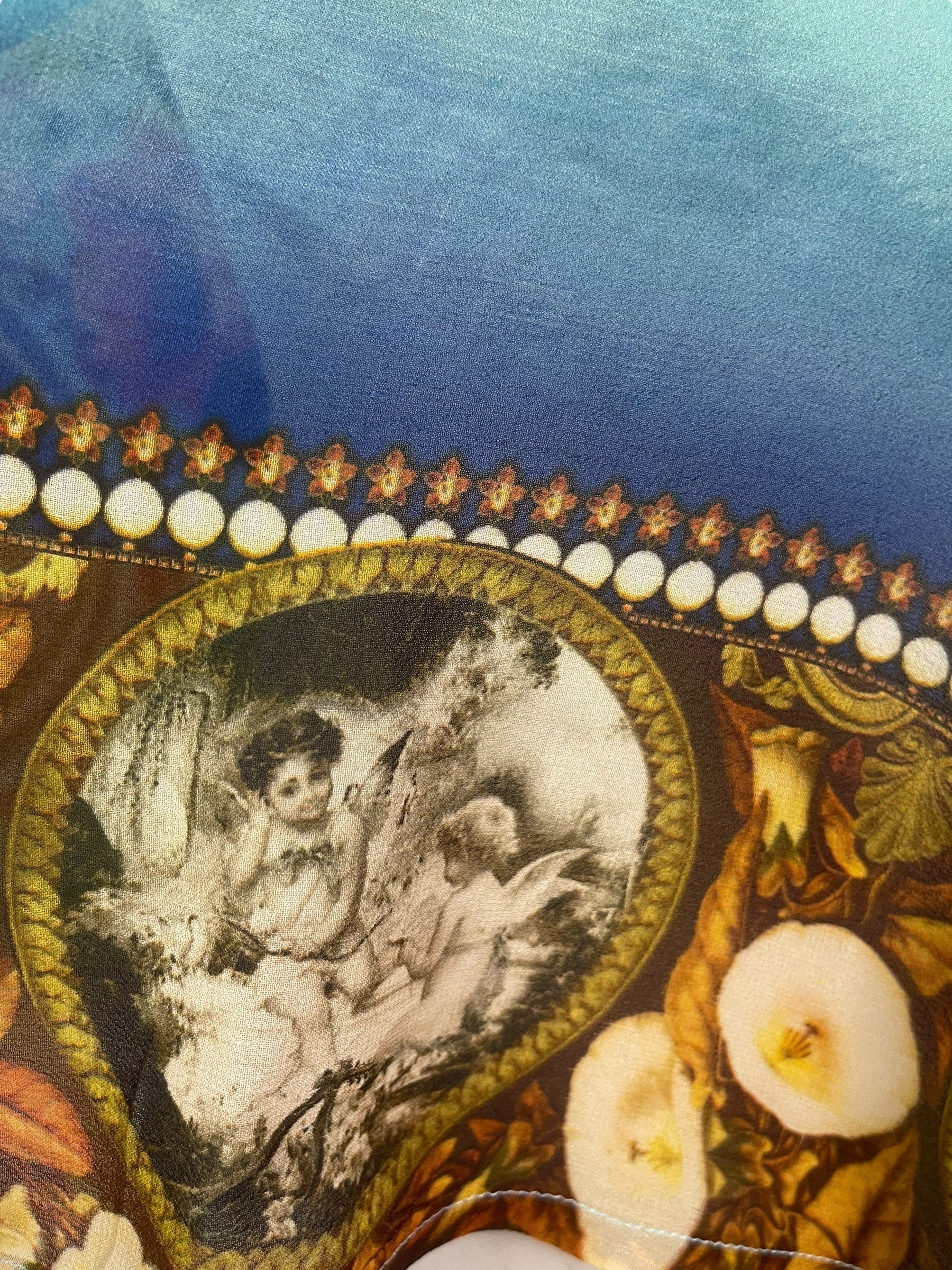 PREVIEW PRG8040B Sheer Pure Silk Wabi Sabi Capelet Poncho by DECEMBER2025 – Handmade ethical Poncho from sariKNOTsari using upcycled silk. Designed in Canada for travel and slow fashion, loved from Toronto to LA to Sydney.