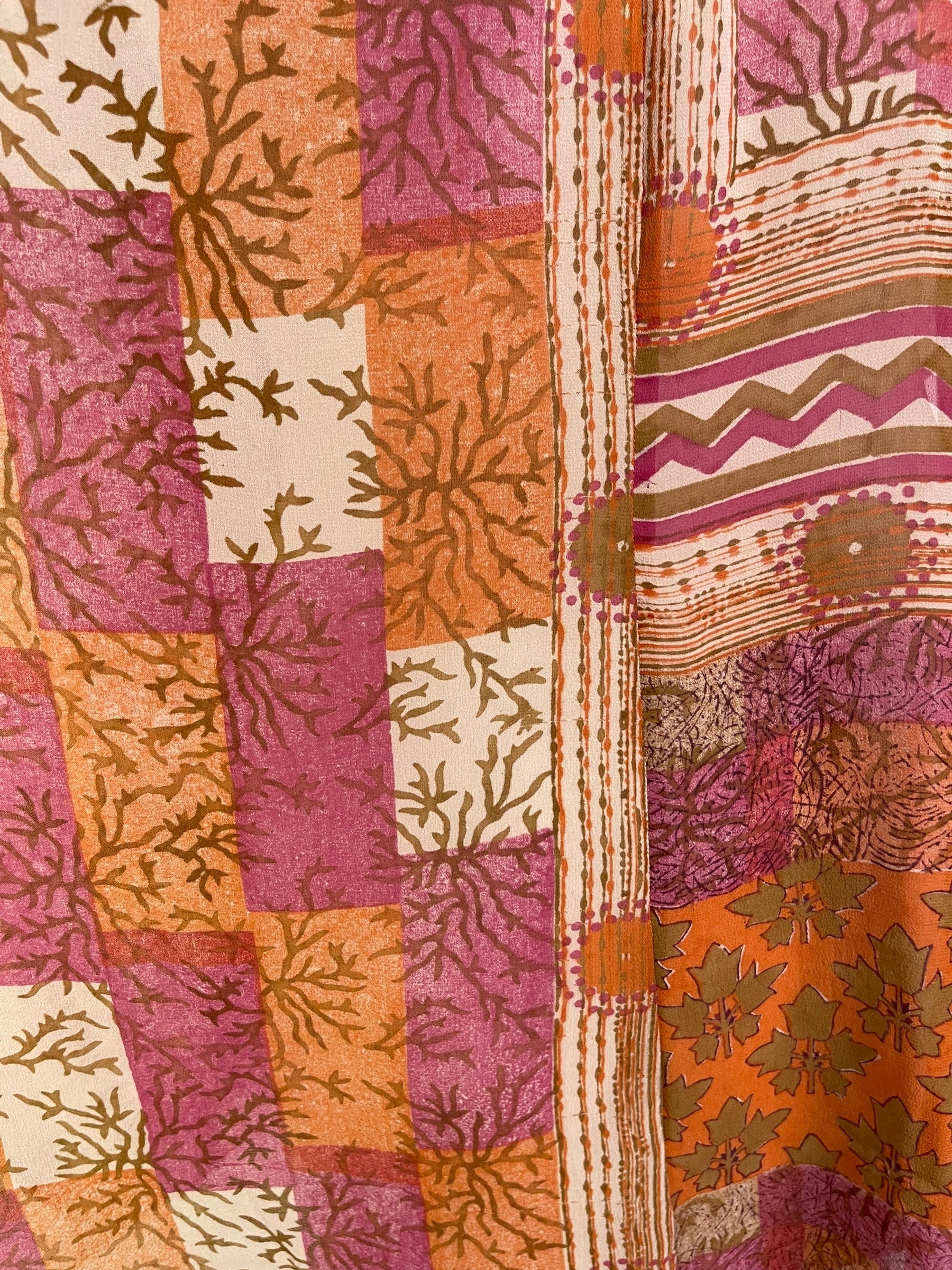 PRG7088 Sheer Wabi Sabi Pure Silk Waterfall Top