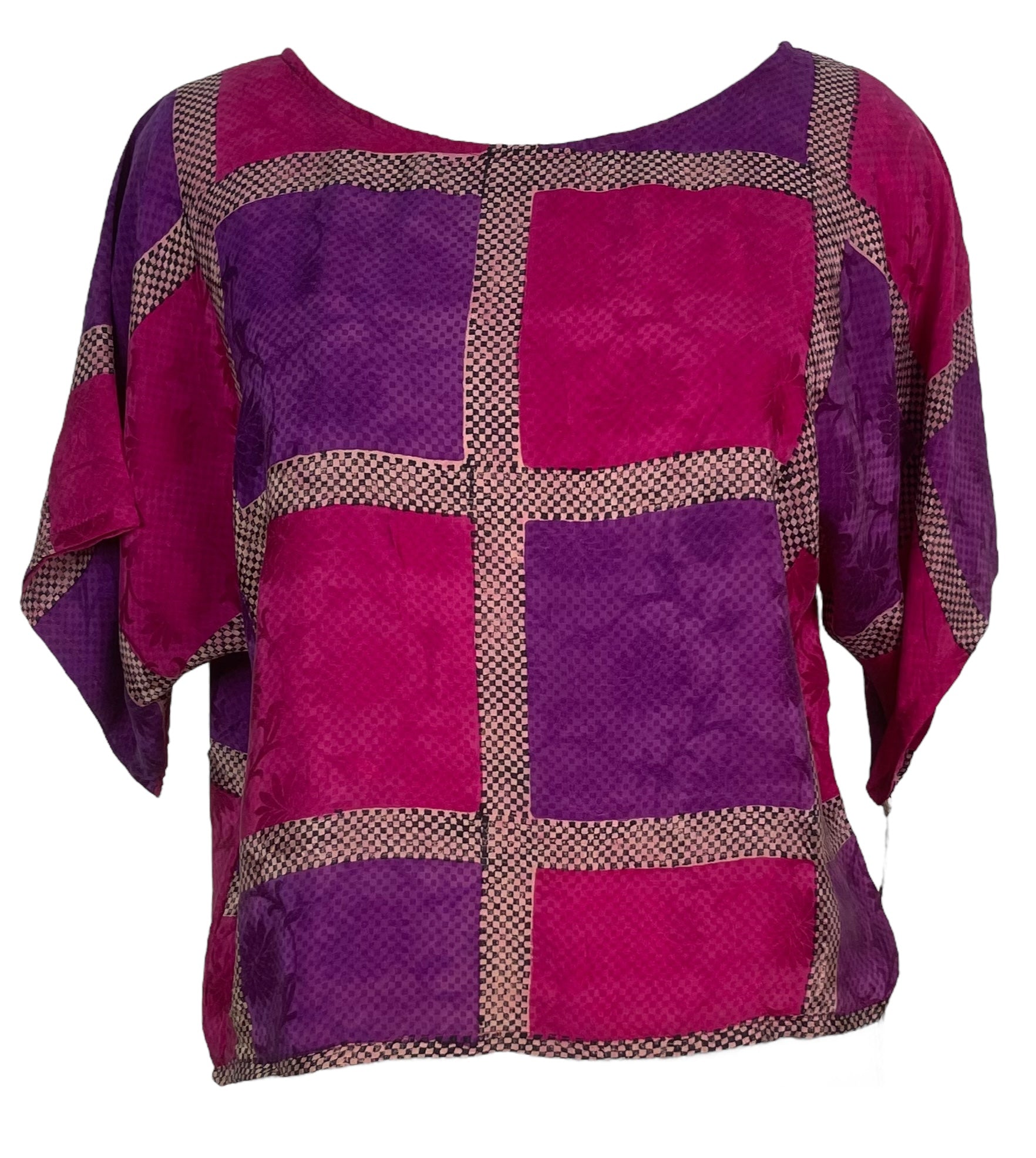 PRC7559 Avatar Pure Silk Boxy Top