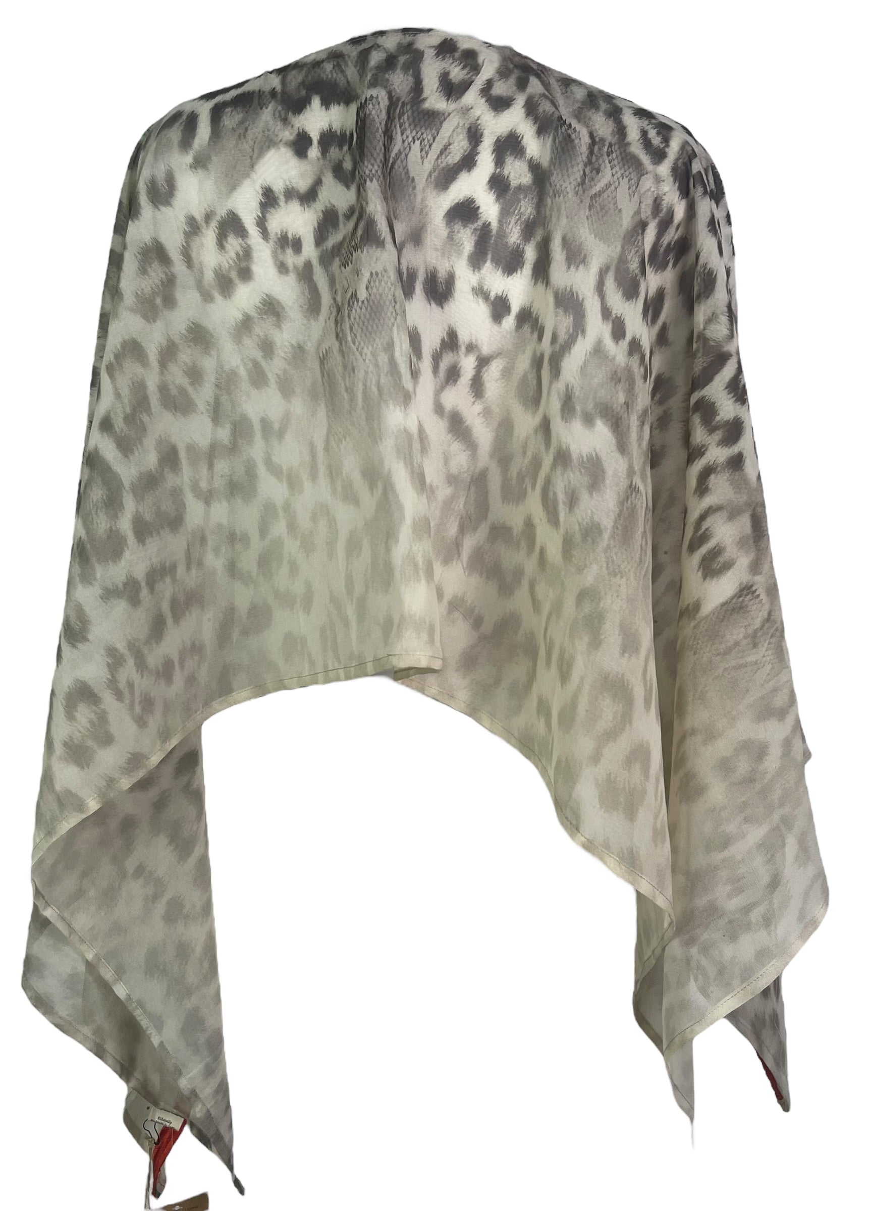 PREVIEW PRG7900 Sheer Pure Silk Wabi Sabi Capelet Poncho by DECEMBER2025 – Handmade ethical Poncho from sariKNOTsari using upcycled silk. Designed in Canada for travel and slow fashion, loved from Toronto to LA to Sydney.