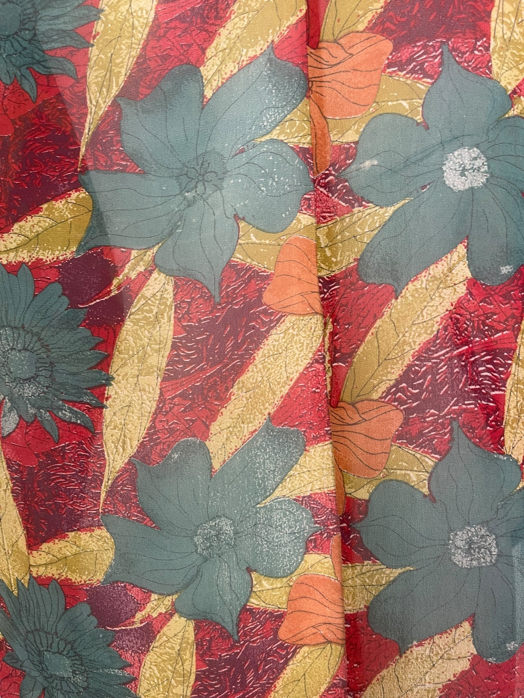 PRG8120 Sheer Avatar Pure Silk Waterfall Top