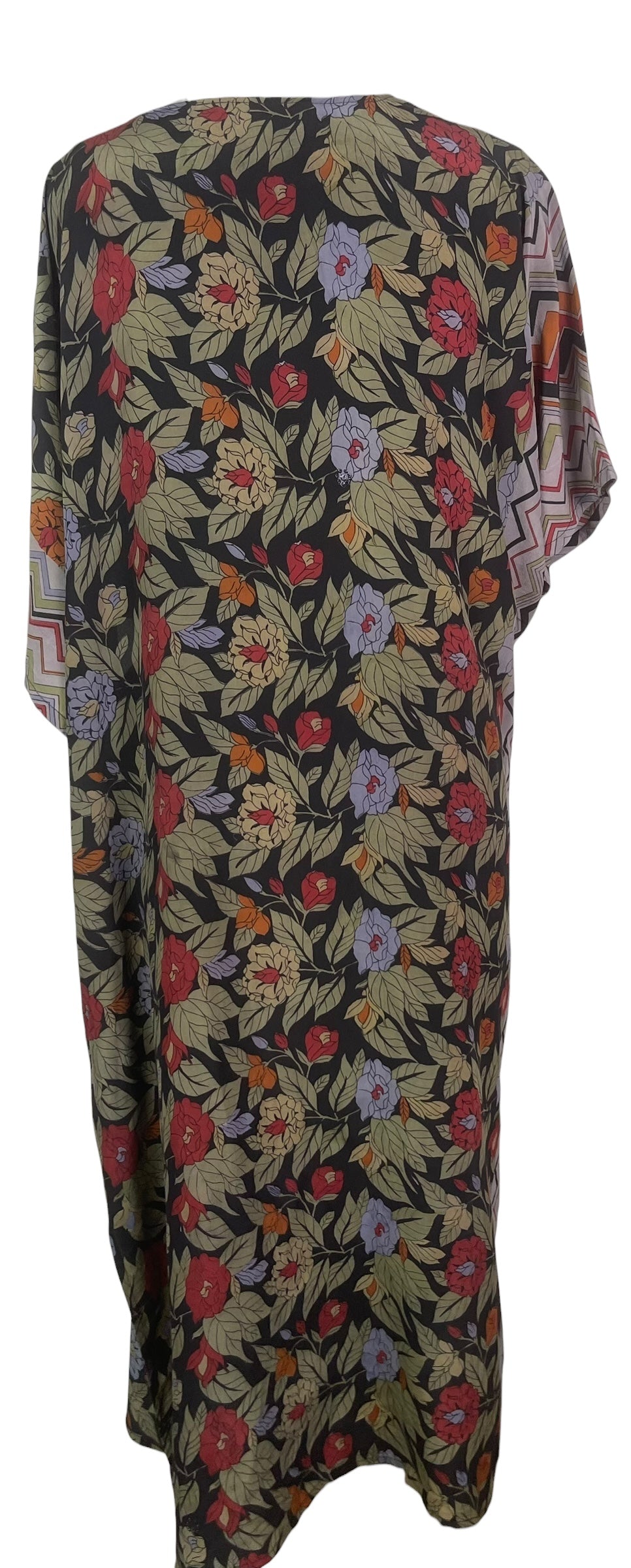 PRC8558 Wabi Sabi Pure Silk Kimono Sleeved Duster with Belt