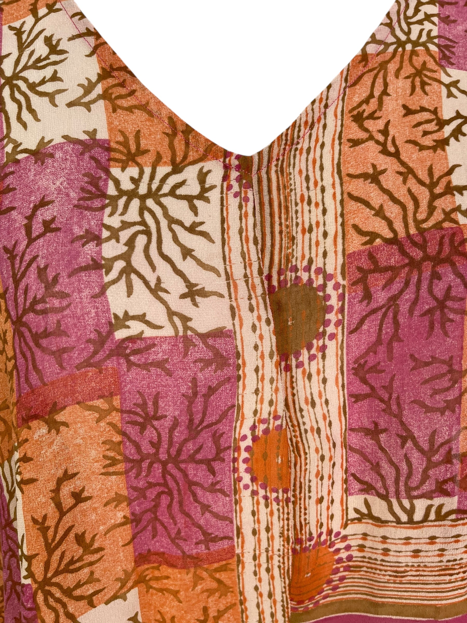 PRG7088 Sheer Wabi Sabi Pure Silk Waterfall Top