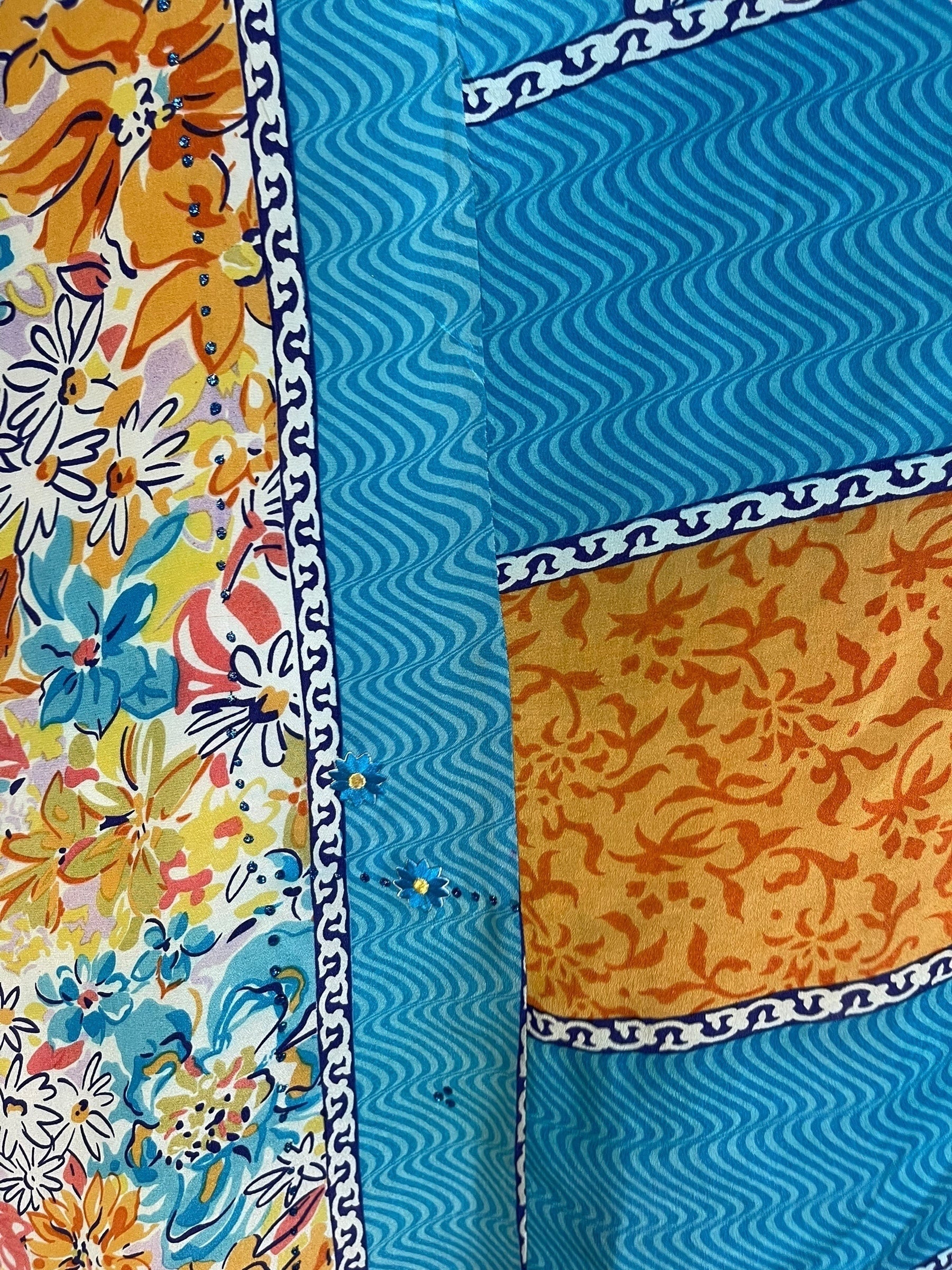 PRC7274 Wabi Sabi Pure Silk Waterfall Top