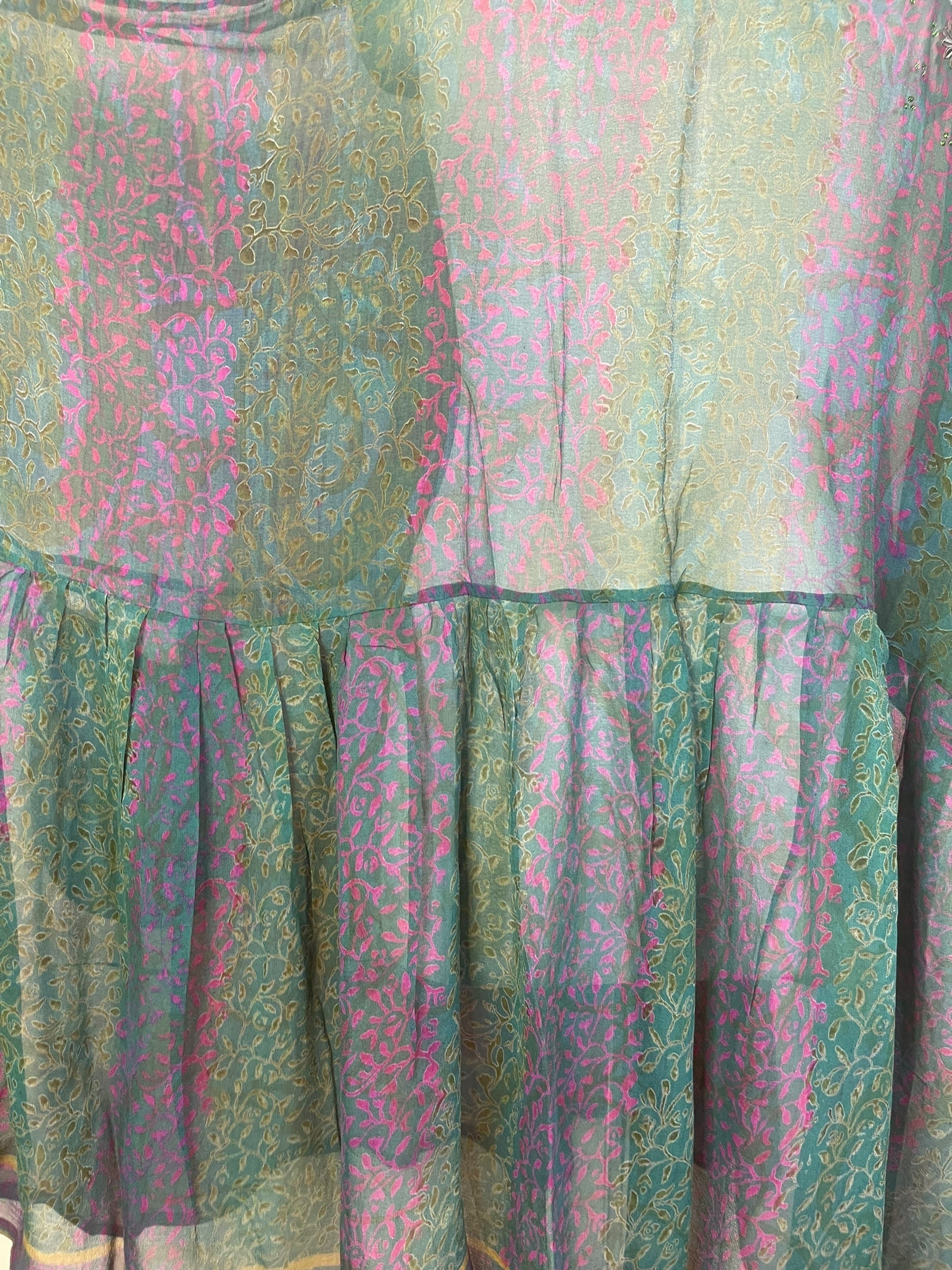 PRG7741 Sheer Avatar Pure Silk Boxy Babydoll Dress