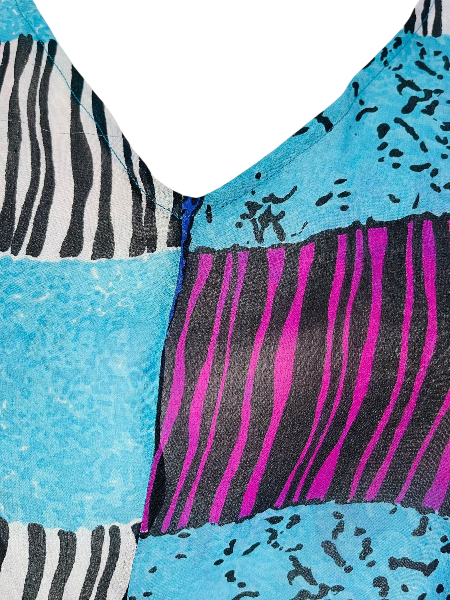 PRG6857 Sheer Wabi Sabi Pure Silk Waterfall Top