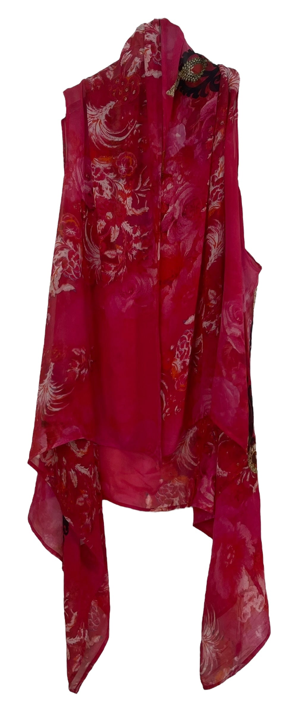 PRG7783 Sheer Wabi Sabi Pure Silk Versatile Vest