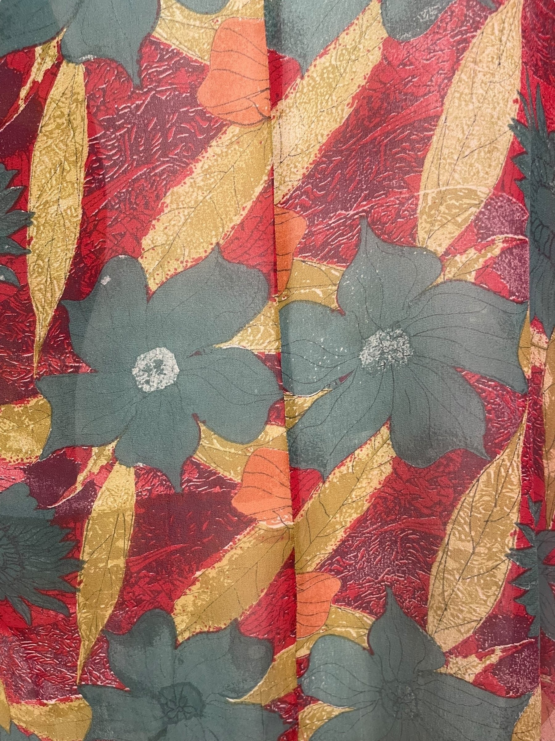 PRG8120 Sheer Avatar Pure Silk Waterfall Top