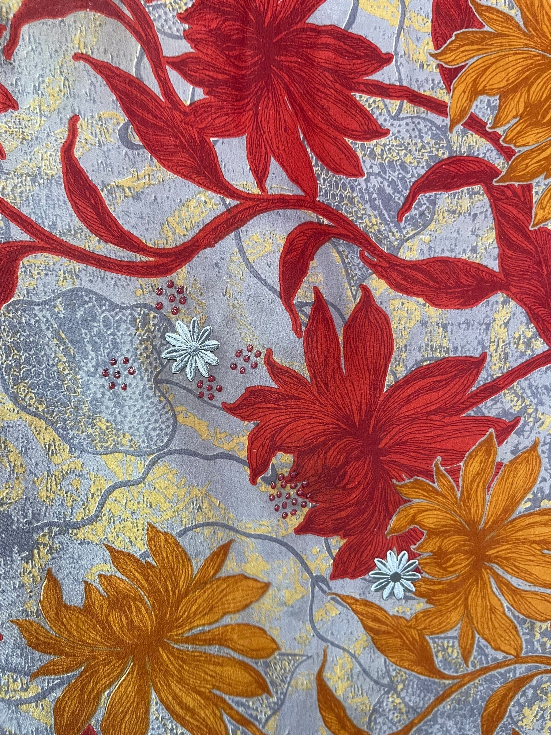 PRC7767 Avatar Pure Silk Midi Length Kaftan