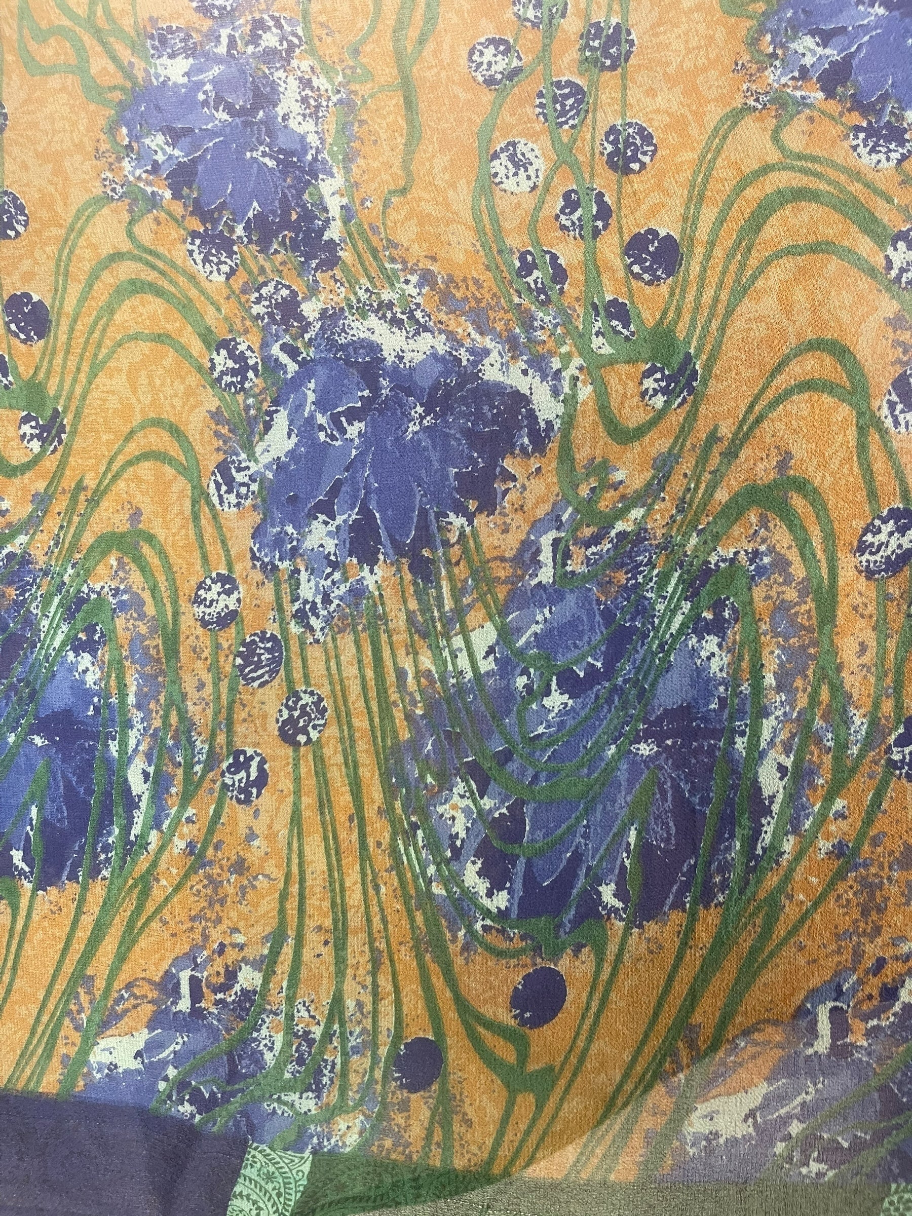 PREVIEW PRG8526 Sheer  Wabi Sabi Pure Silk Kimono-Sleeved Top