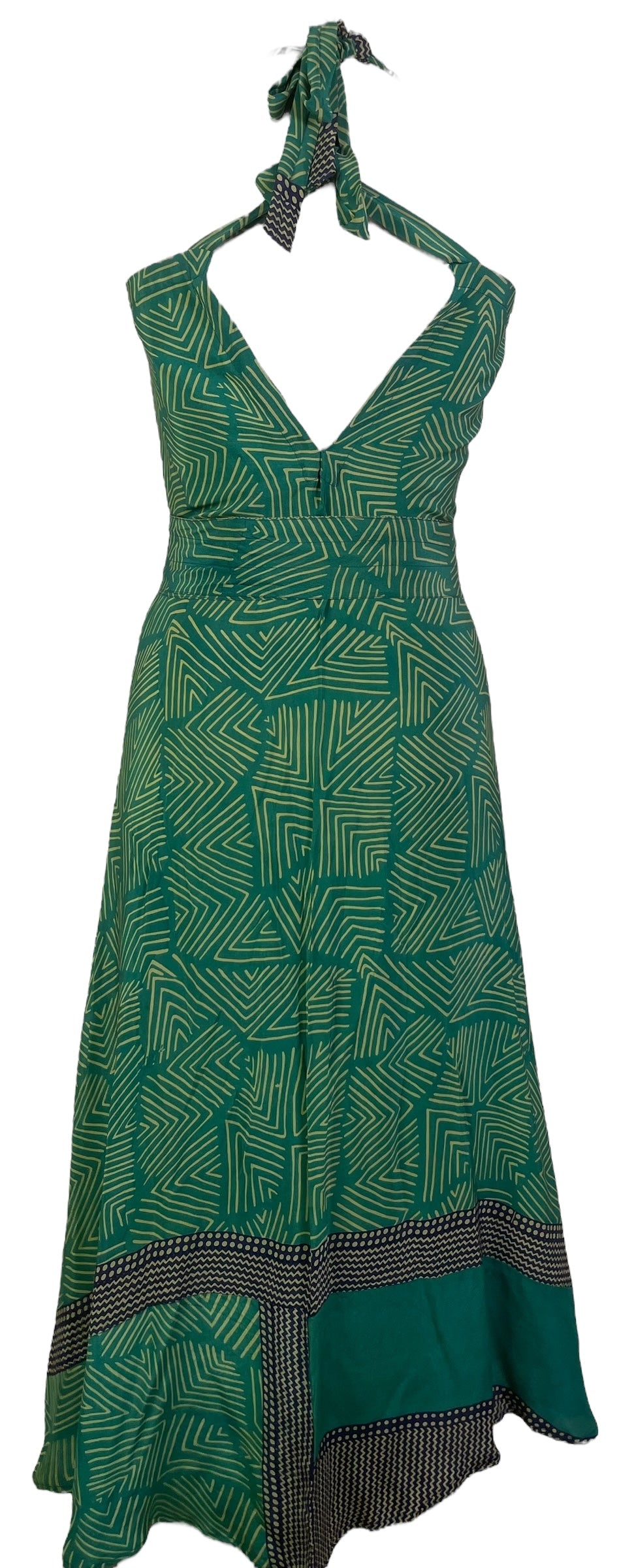 PRC7692 Wabi Sabi Pure Silk Maxi Dress with Belt