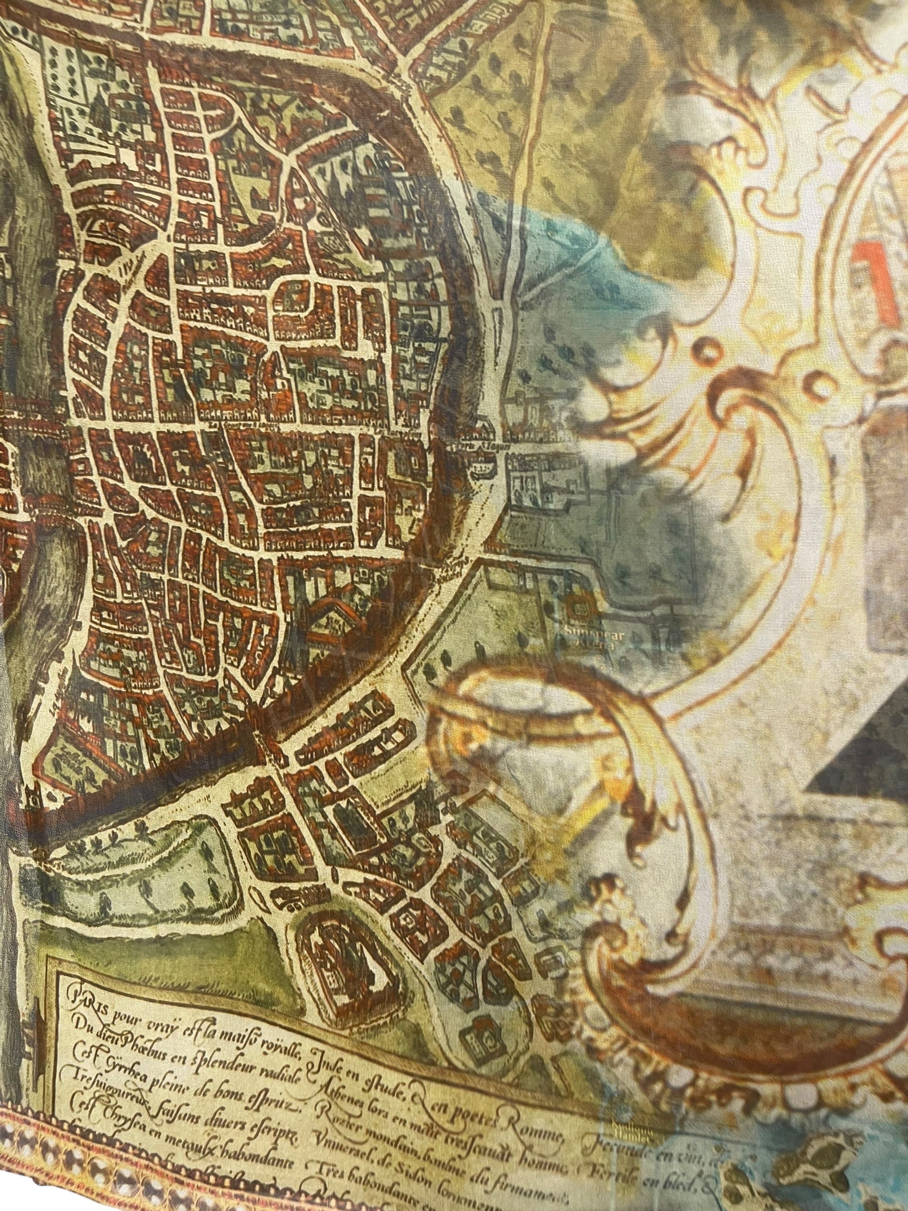 PREVIEW PRG8581A Sheer Pure Silk Wabi Sabi Capelet Poncho