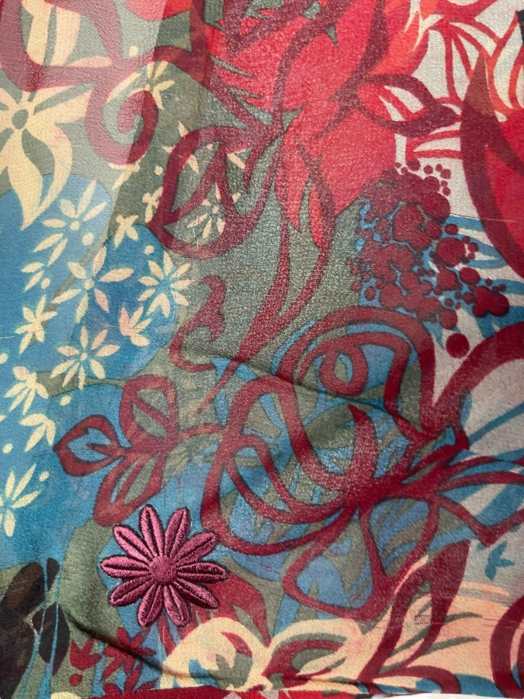 PRG8115 Sheer Wabi Sabi Pure Silk Kimono-Sleeved Top