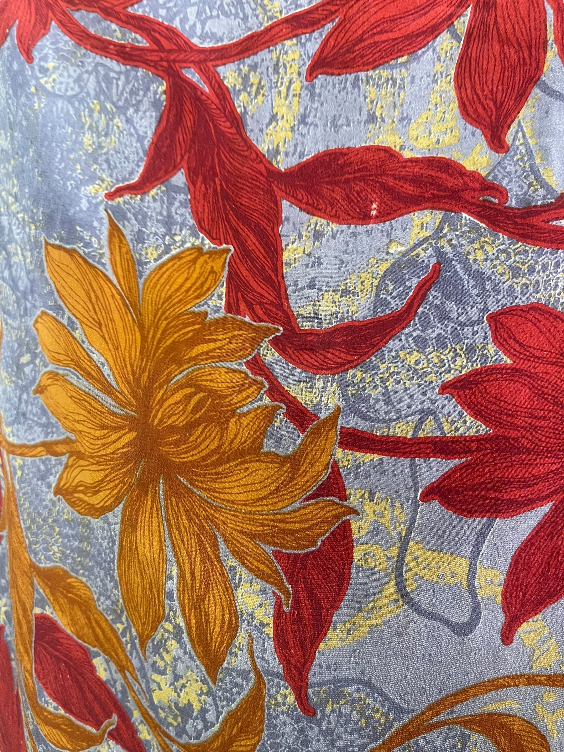 PRC7767 Avatar Pure Silk Midi Length Kaftan