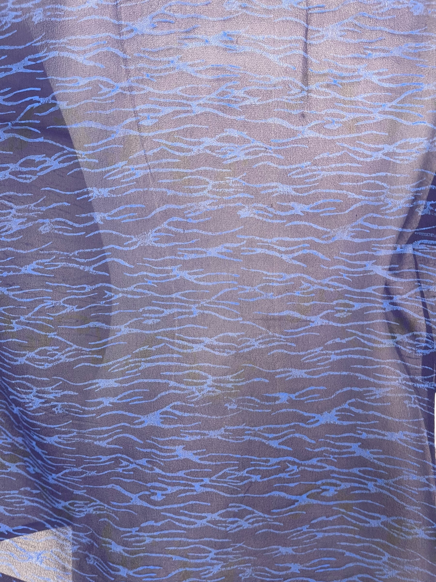 PREVIEW PRG8602 Sheer Avatar Pure Silk Side Slit Top by FEBRUARY2026 – Handmade ethical Side Slit Top from sariKNOTsari using upcycled silk. Designed in Canada for travel and slow fashion, loved from Toronto to LA to Sydney.