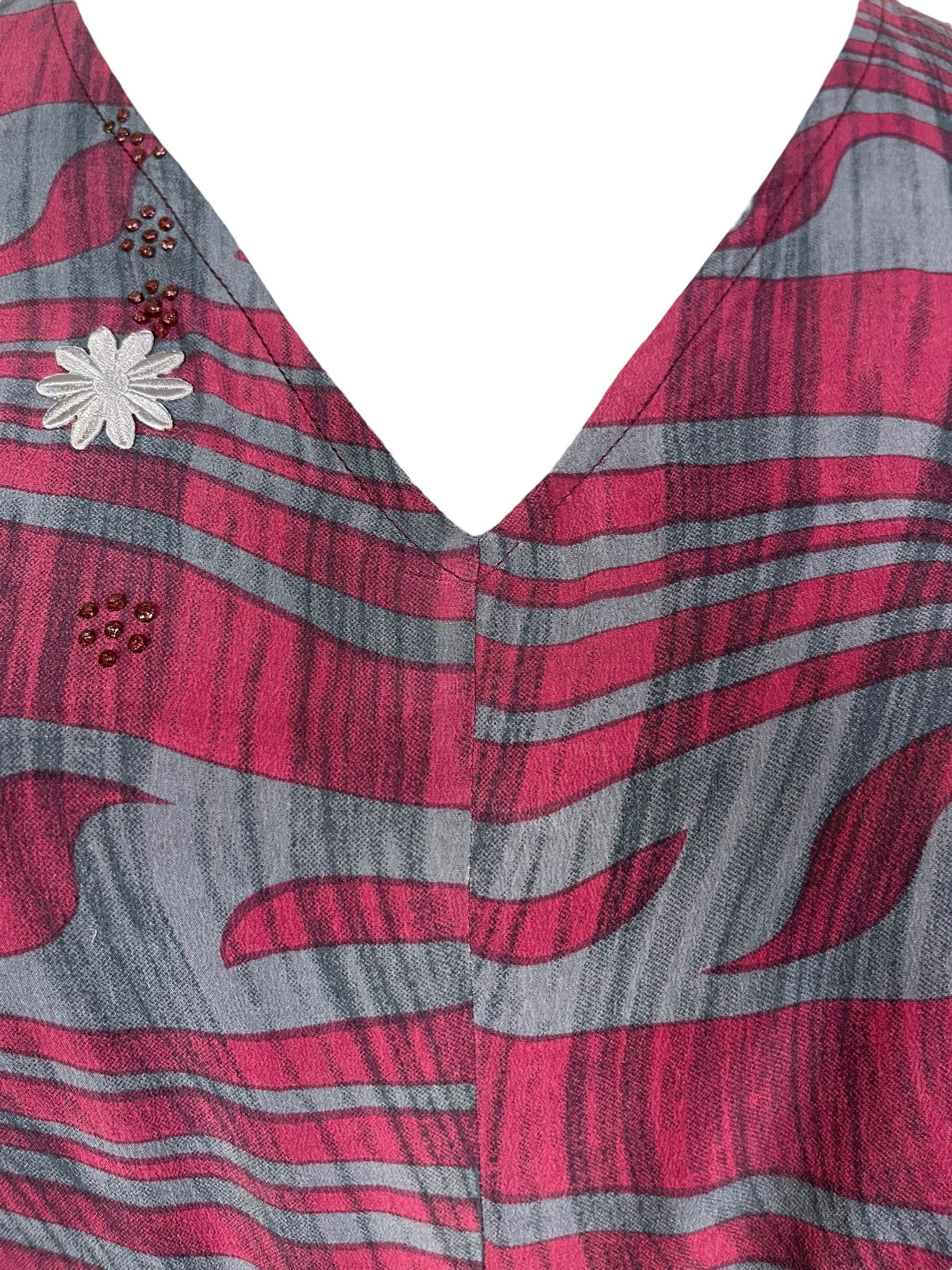 PRC7284 Avatar Pure Silk Waterfall Top