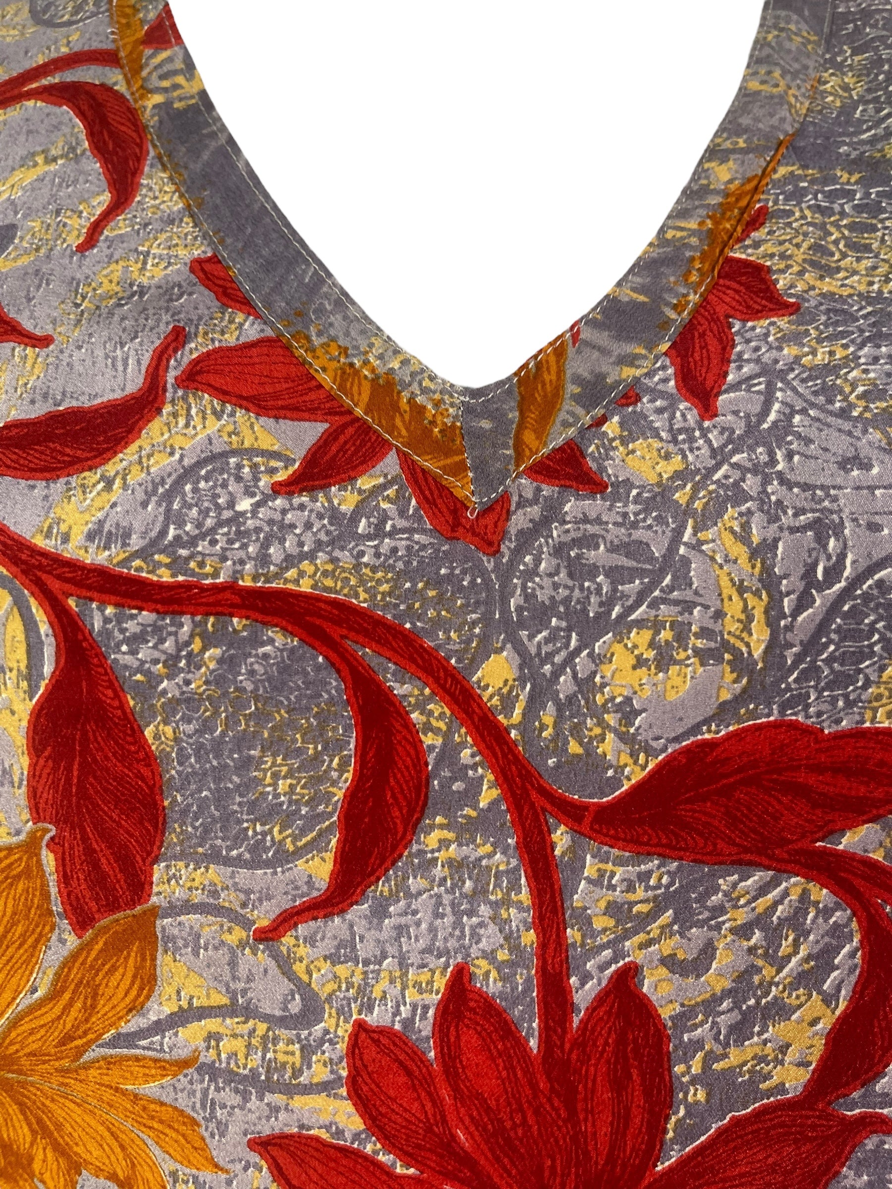 PRC7767 Avatar Pure Silk Midi Length Kaftan