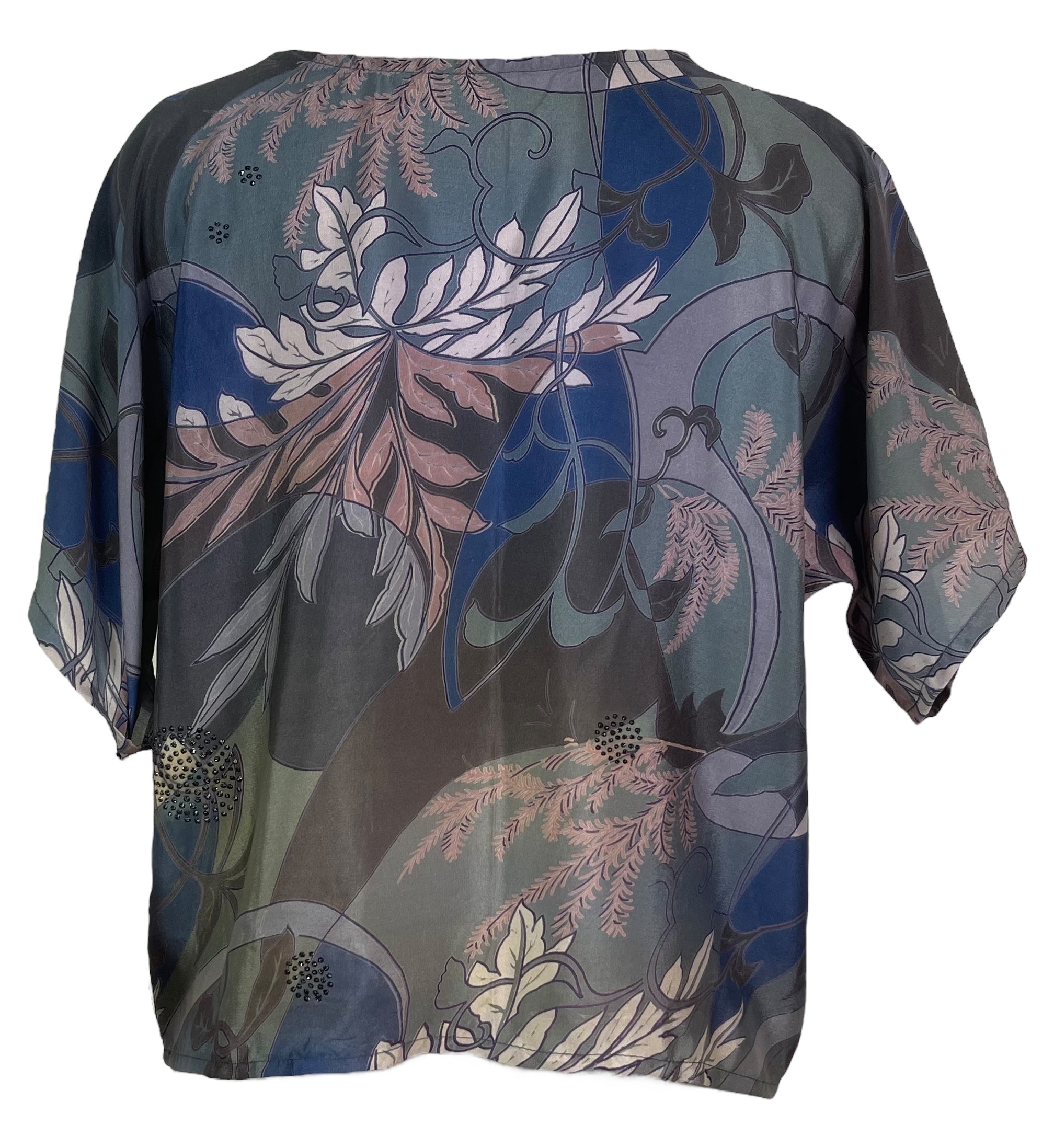 PRC7803 Avatar Pure Silk Boxy Top