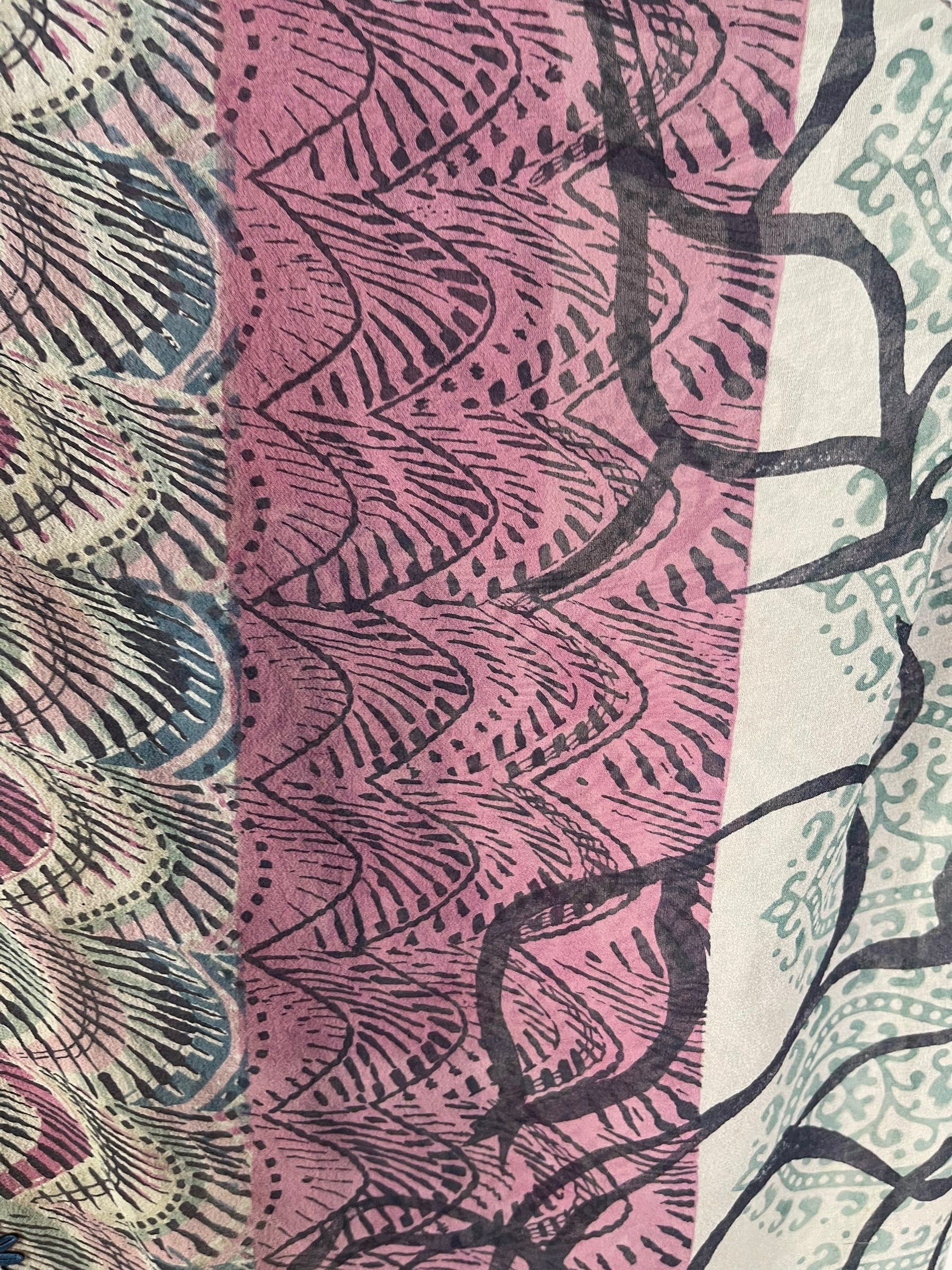 PRG7266 Sheer Wabi Sabi Pure Silk Cardigan