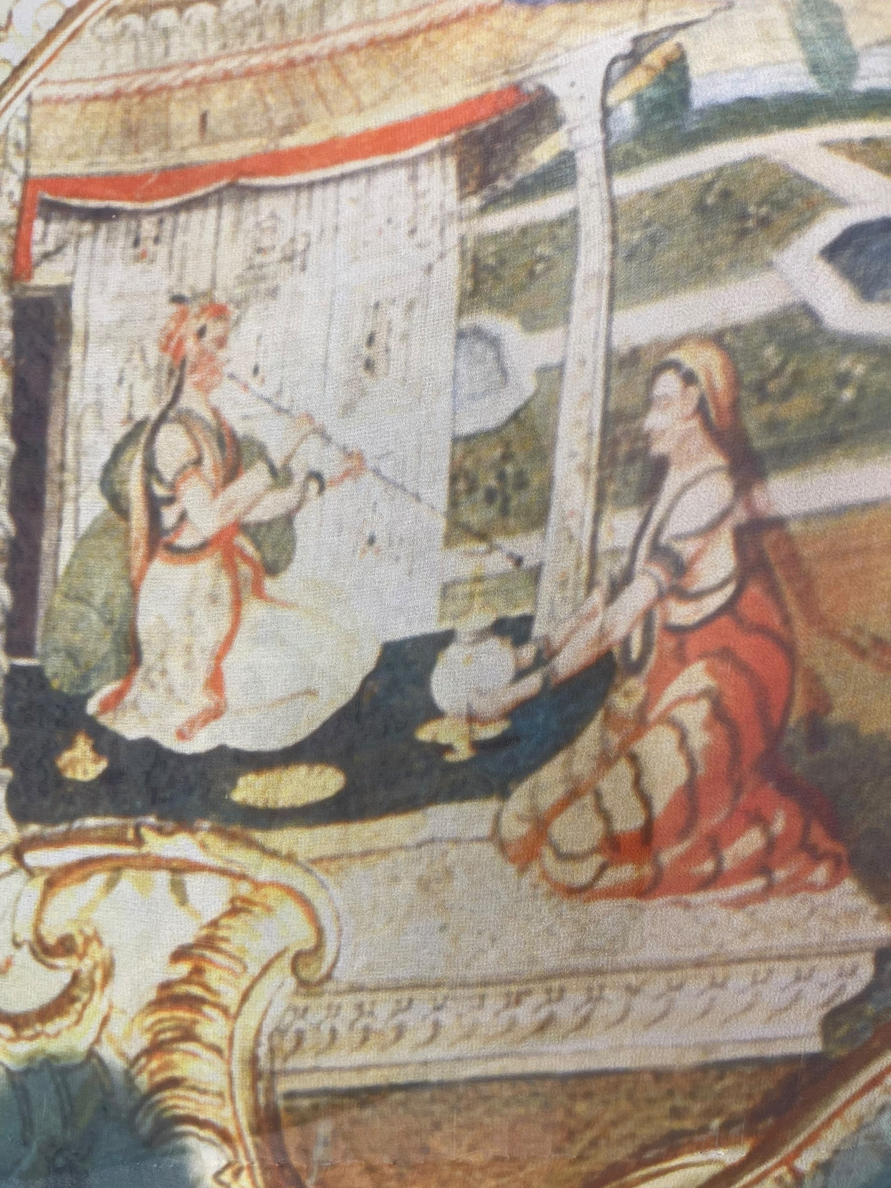 PREVIEW PRG8581A Sheer Pure Silk Wabi Sabi Capelet Poncho