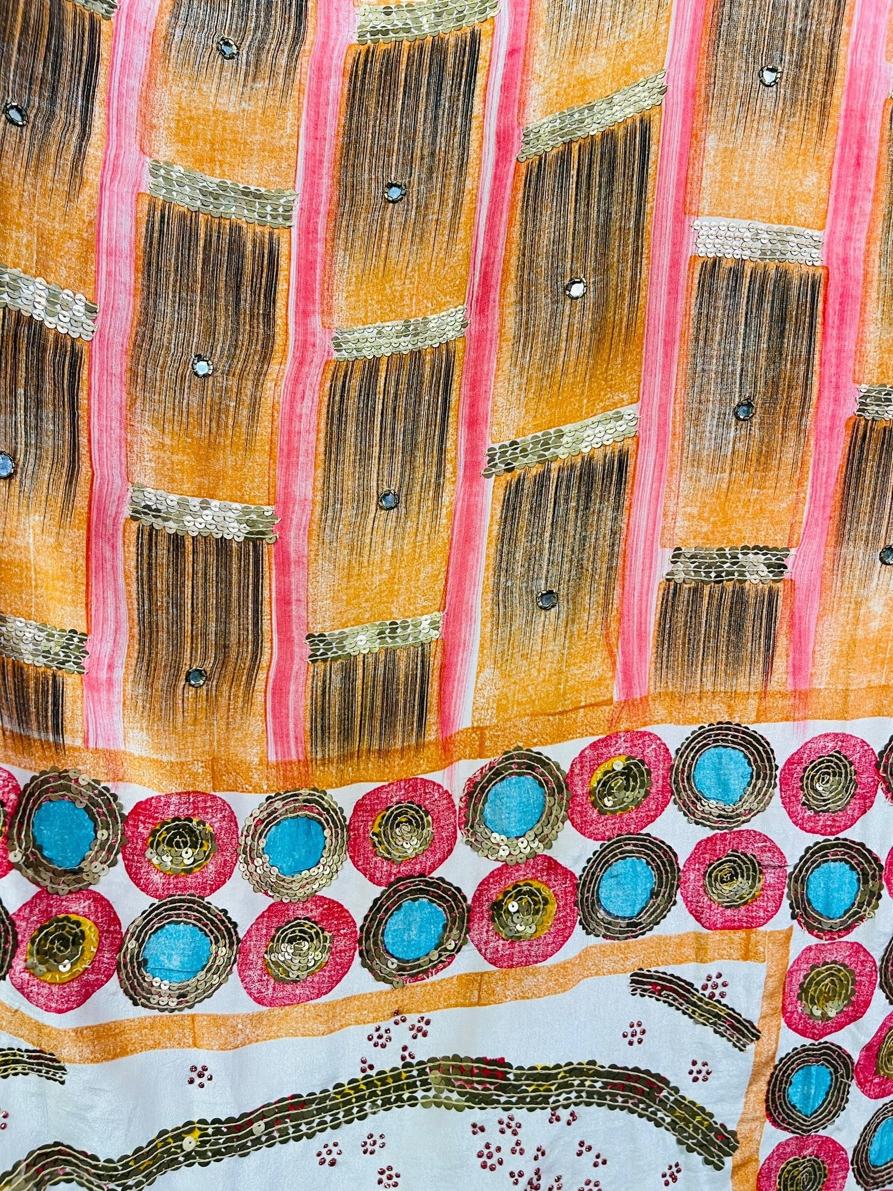 PRC6764 Avatar Pure Silk Midi Length Kaftan