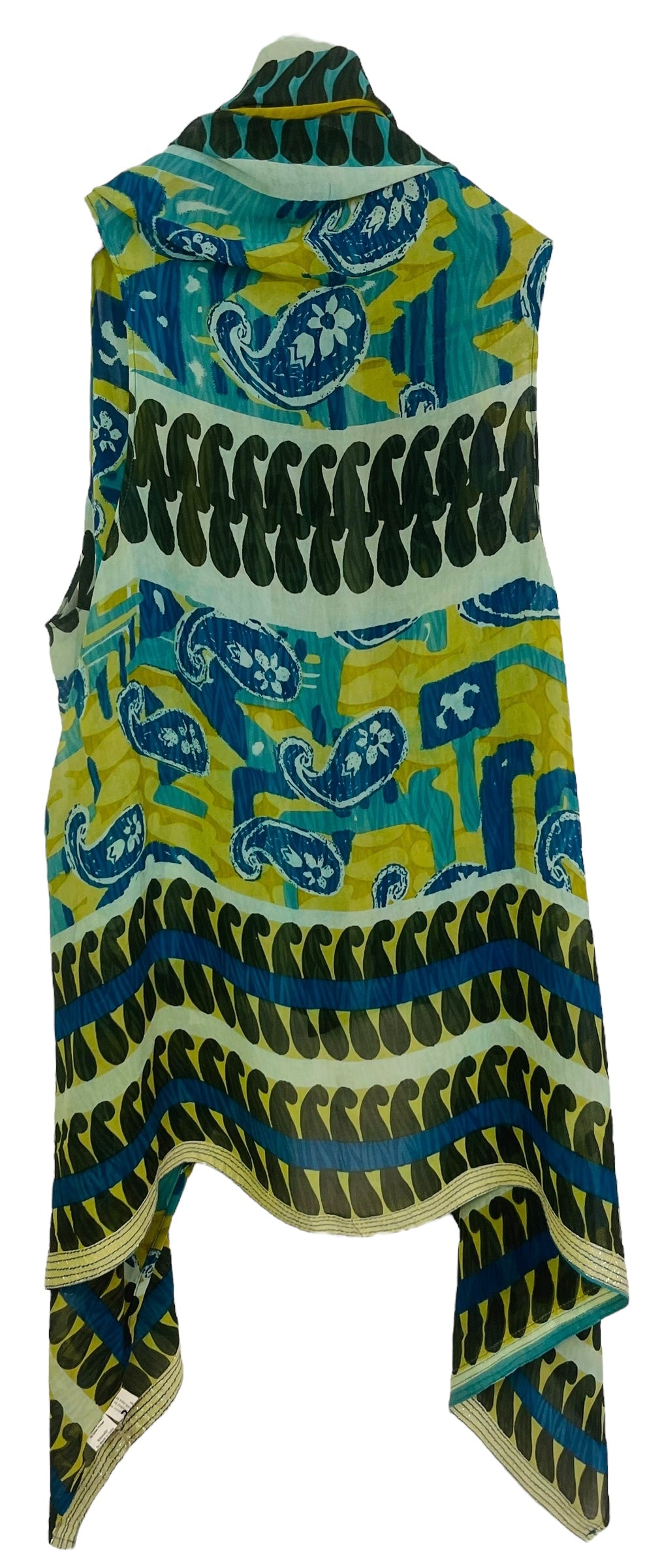 PRG7429 Sheer Wabi Sabi Pure Silk Versatile Vest