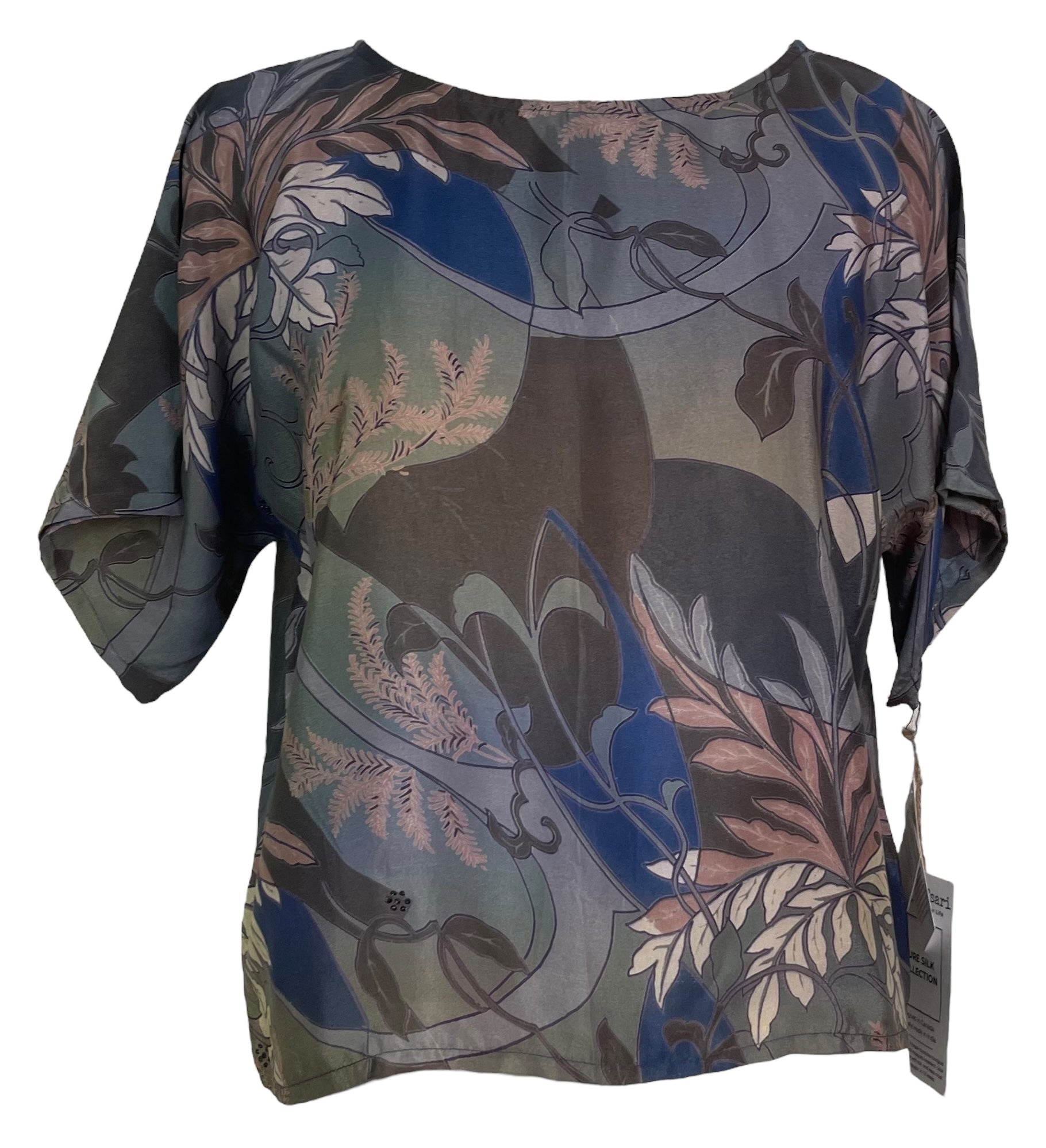 PRC7803 Avatar Pure Silk Boxy Top