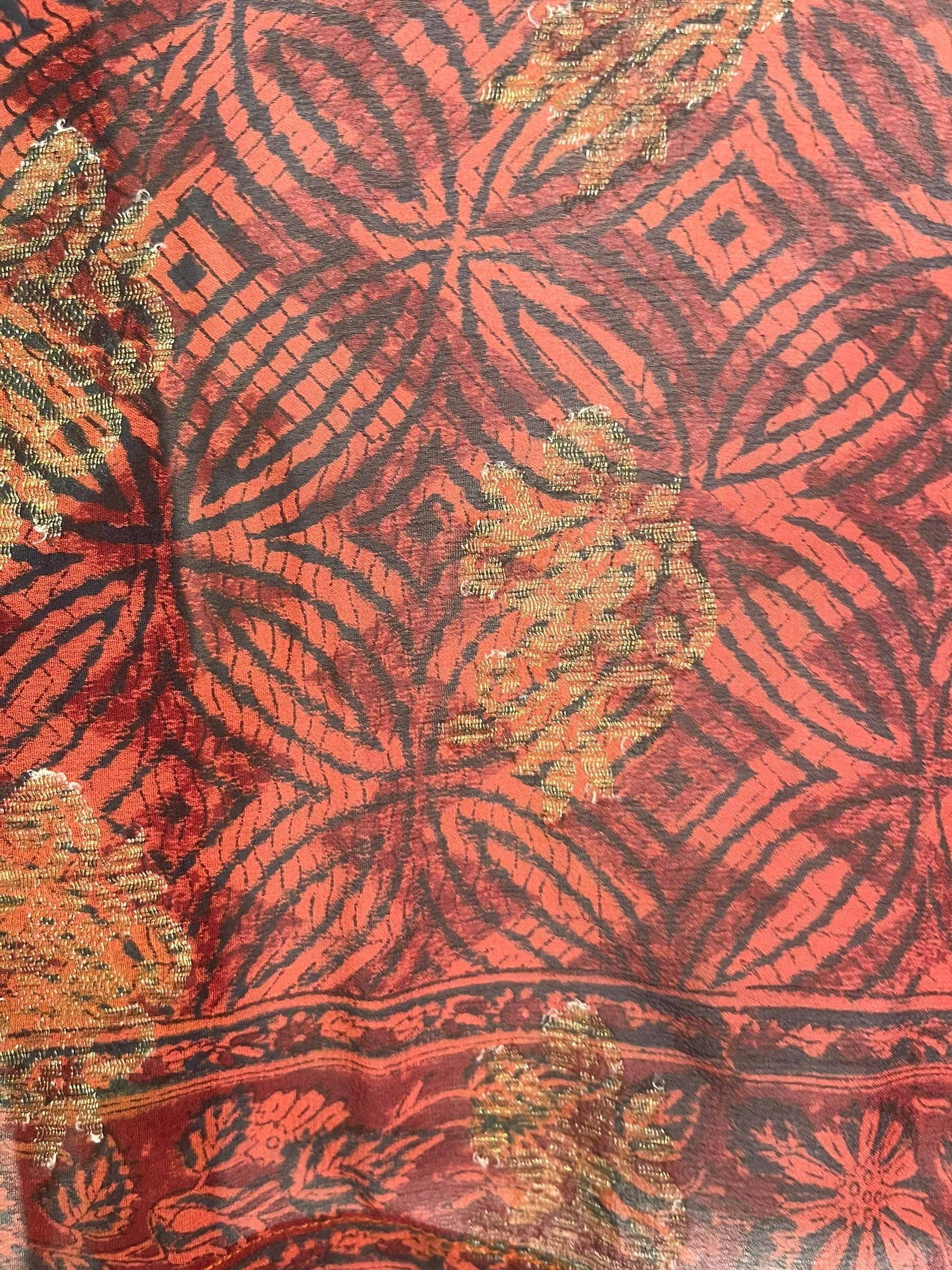 PREVIEW PRG7982 Sheer Avatar Pure Silk Capelet Poncho by DECEMBER2025 – Handmade ethical Poncho from sariKNOTsari using upcycled silk. Designed in Canada for travel and slow fashion, loved from Toronto to LA to Sydney.