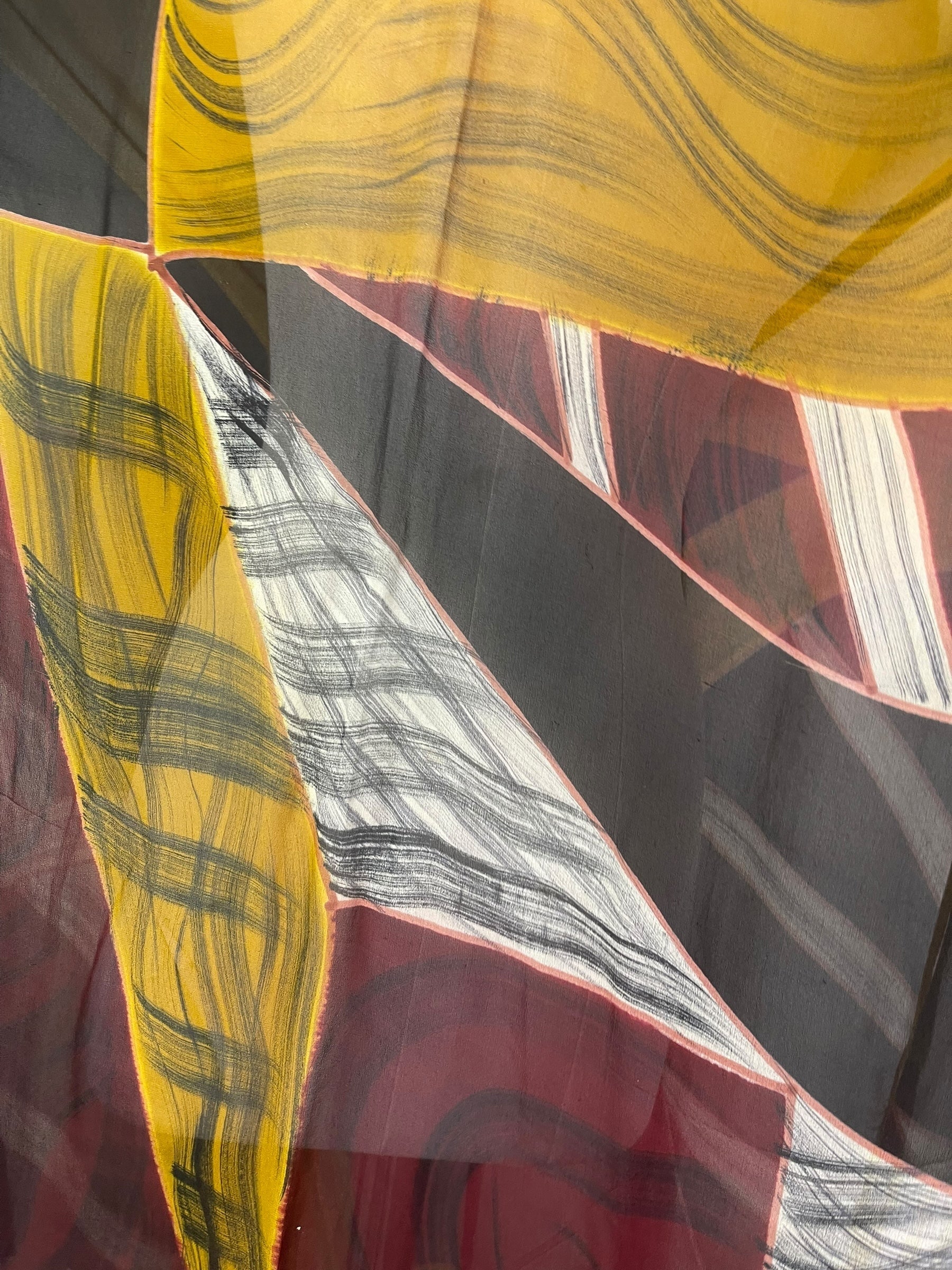 PRG7609 Sheer Wabi Sabi Pure Silk Maxi Kaftan