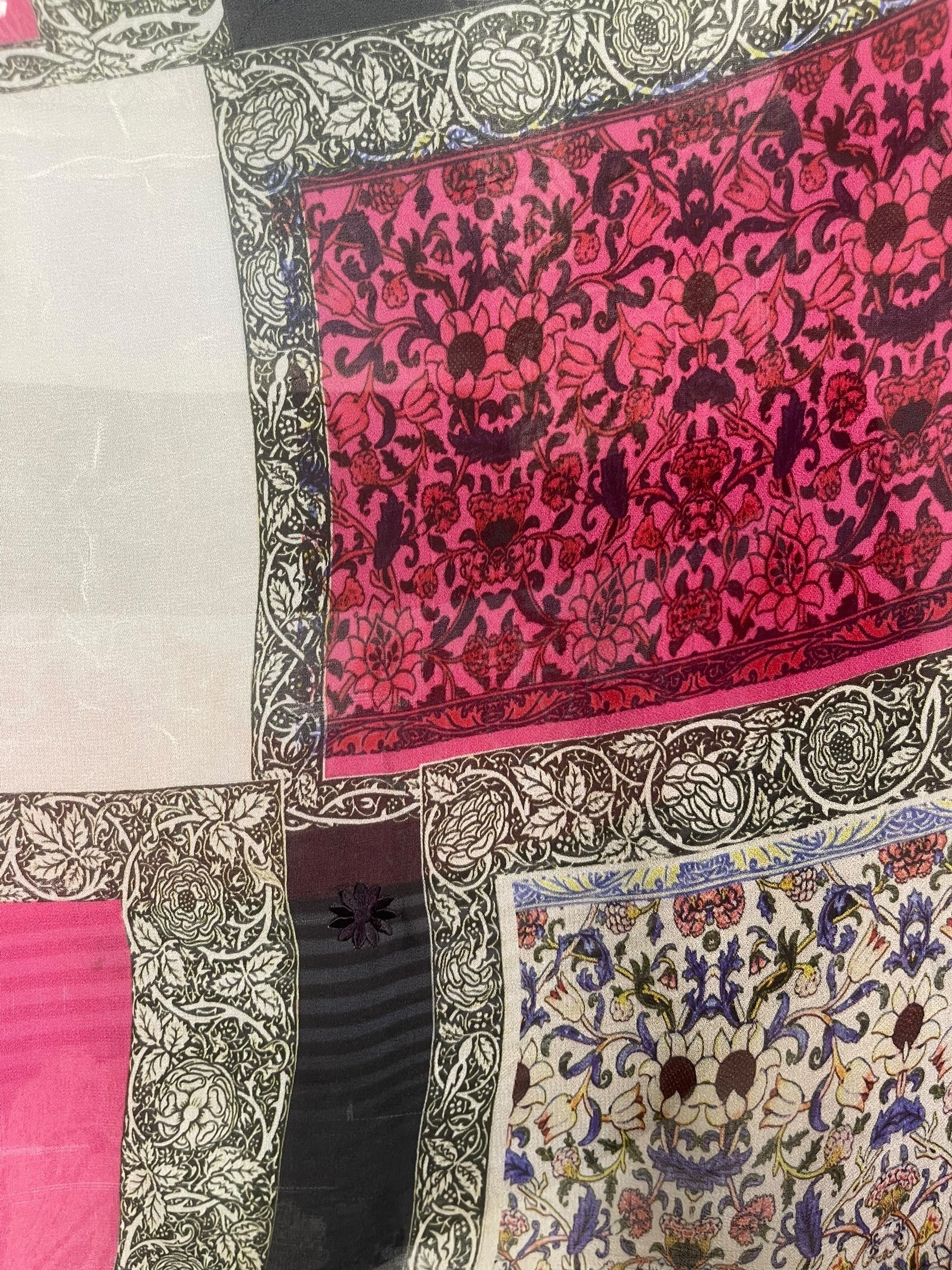 PREVIEW PRG8619 Sheer  Wabi Sabi Pure Silk Kimono-Sleeved Top